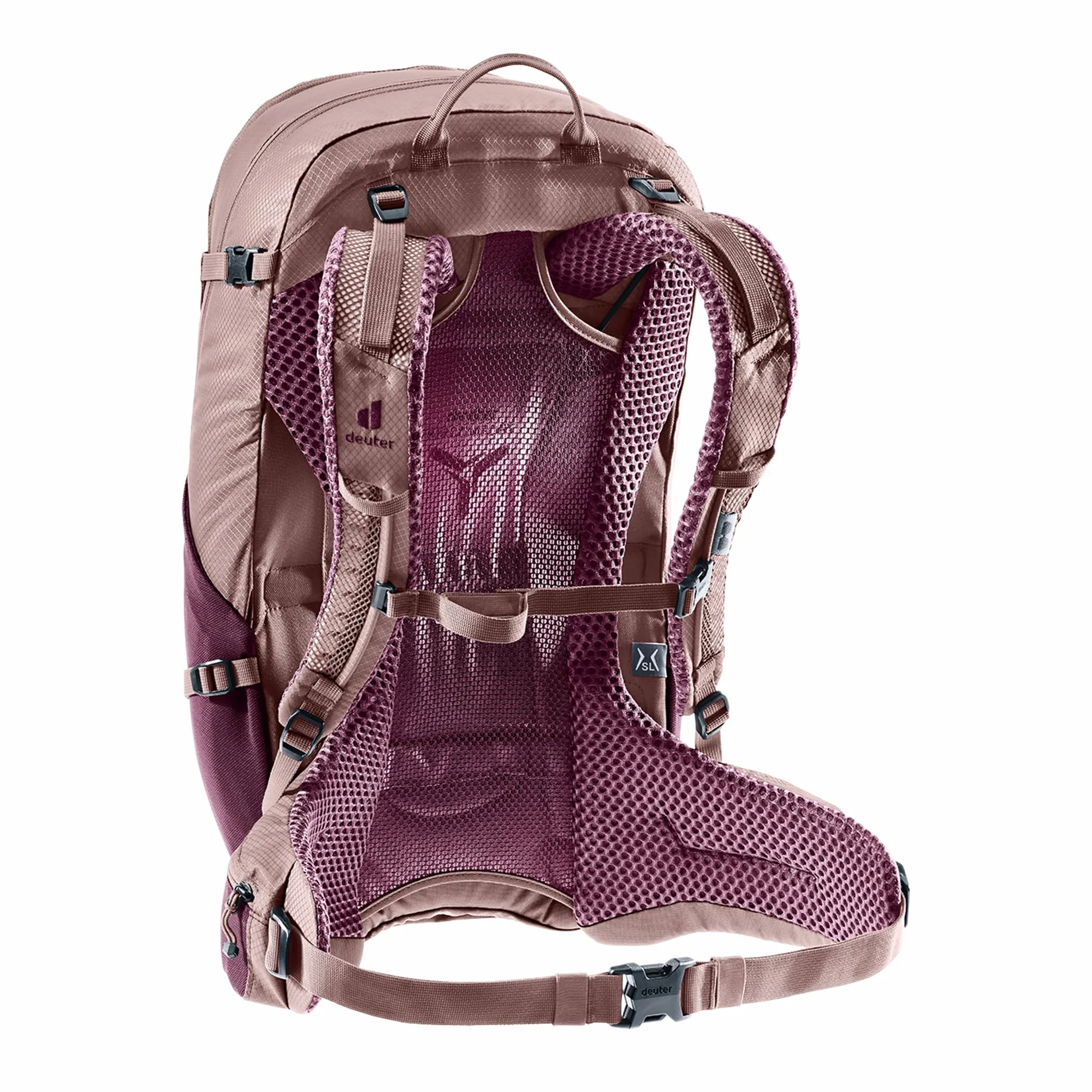 deuter Futura 25 SL Mochila de senderismo para mujer con espalda de malla y funda para la lluvia