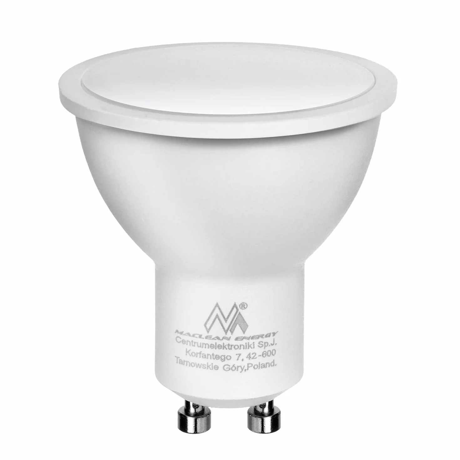 Maclean MCE369 Aplique de Pared GU10 con Interruptor 40W 7W Blanco 2 Unidades 55x100 mm