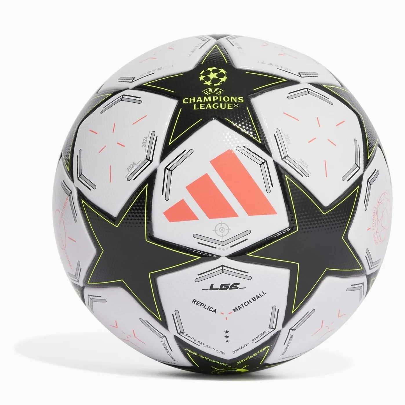 adidas UEFA Champions League Box FIFA Quality Ball JG8778, Unisex Footballs, White, 5 EU