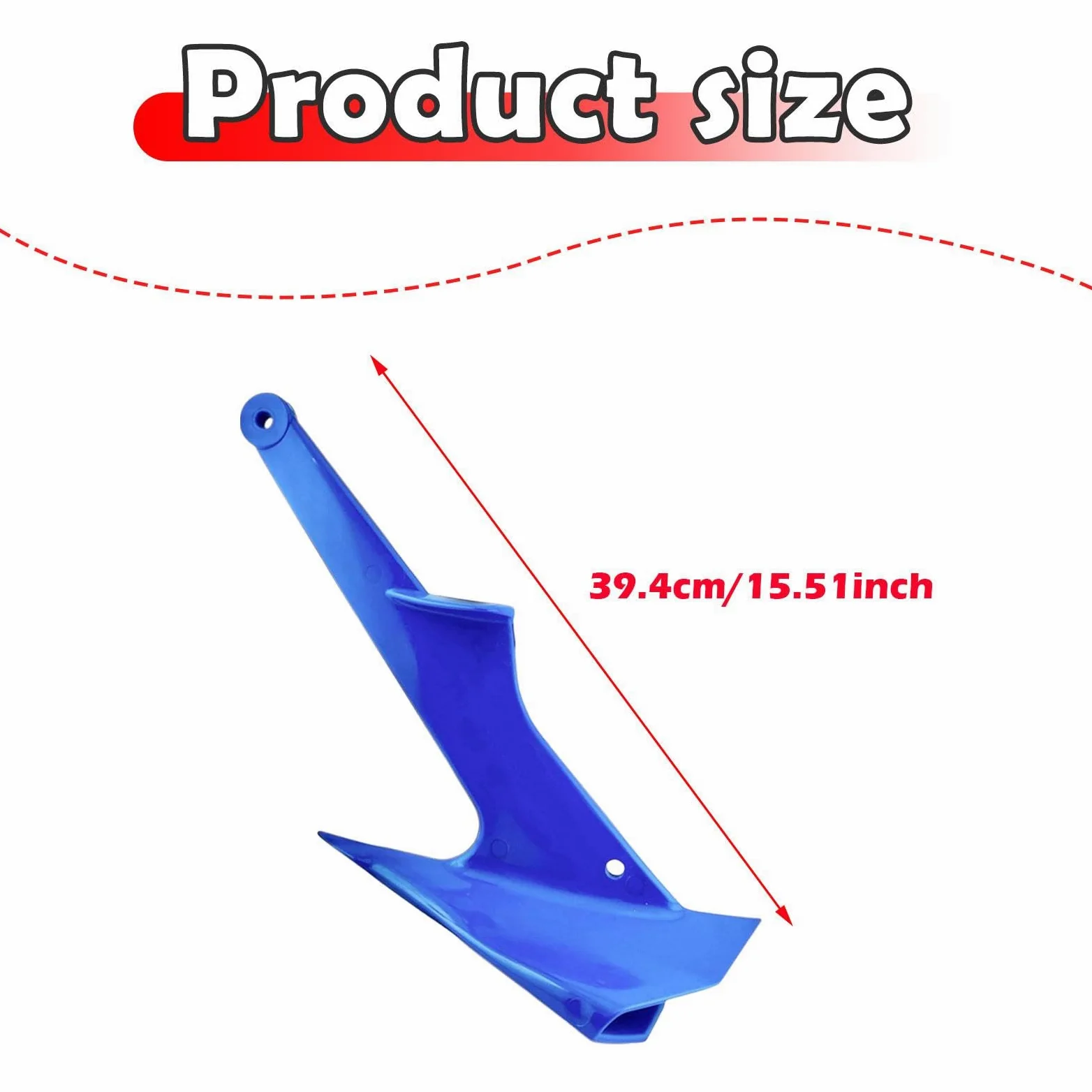 Ancla Compacta para Embarcaciones de 1 Kg/2,2 LB. Reemplazo Directo para Embarcaciones.
