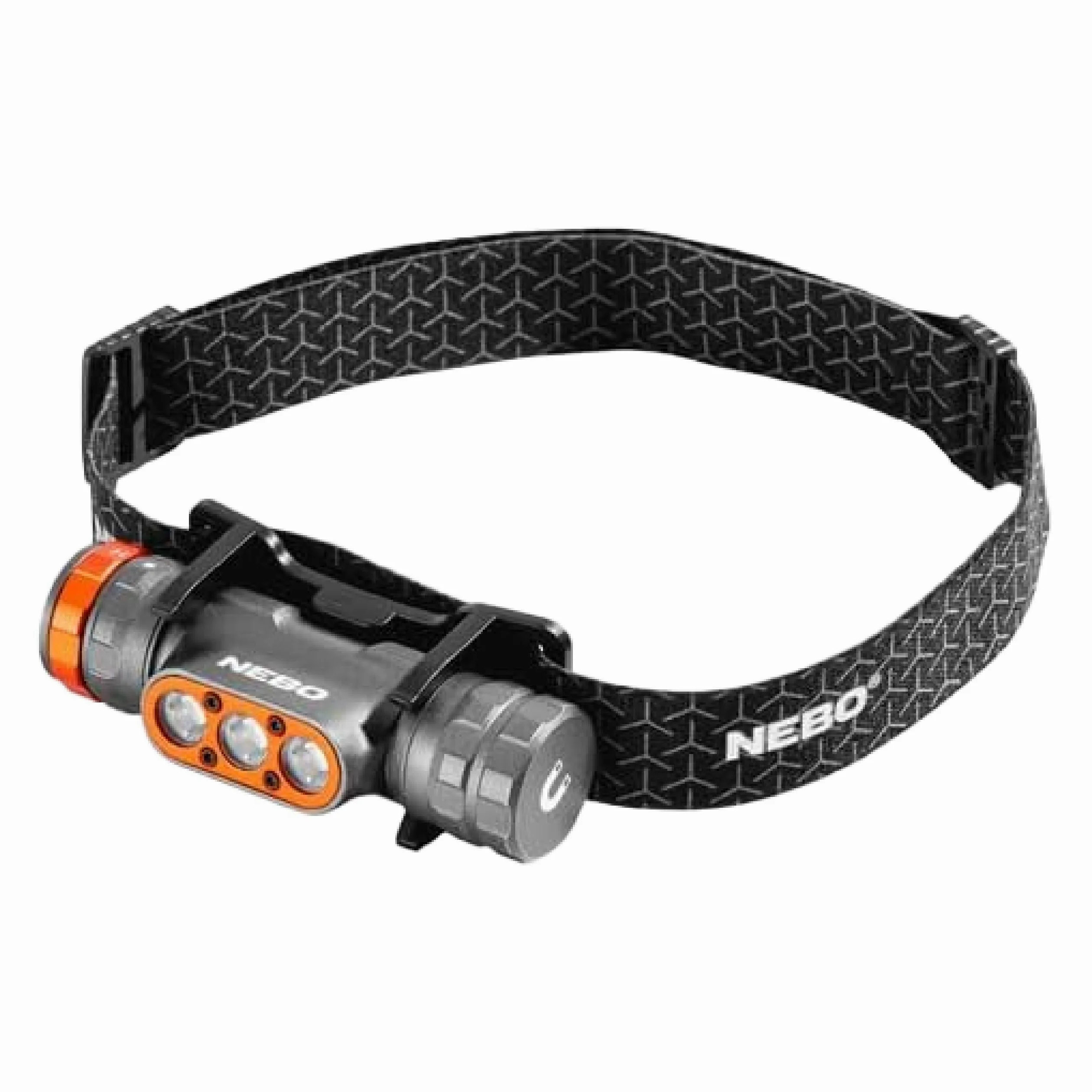 NEBO Transcend 1500 Frontal Recargable – 1.500 Lm Turbo | Dial Selector | 5 Modos | 28h | Base Magnética | IPX7 | Aluminio | Se Convierte en Luz de Trabajo | USB-C | 150g