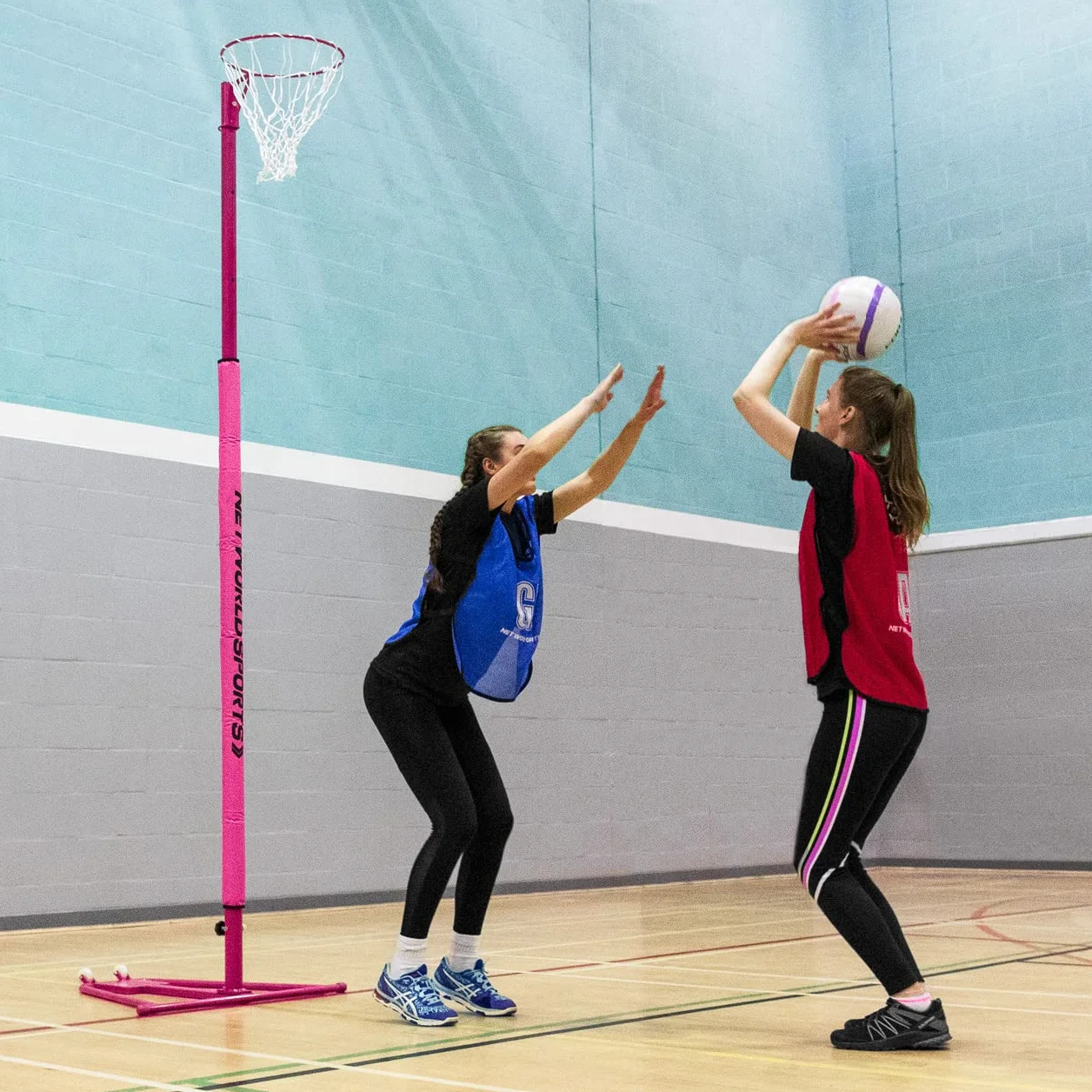 FORZA Acolchado de Protección para Postes de Netball 50mm 80mm 1,8m 3m Escolar Profesional