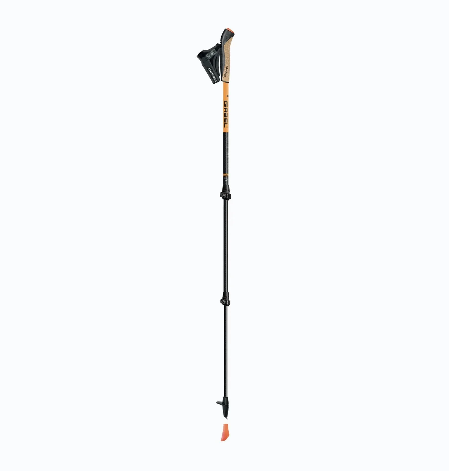Gabel Bastones de marcha nórdica telescópicos Carbon XT 3S-100 F.L. Fabricado en Italia