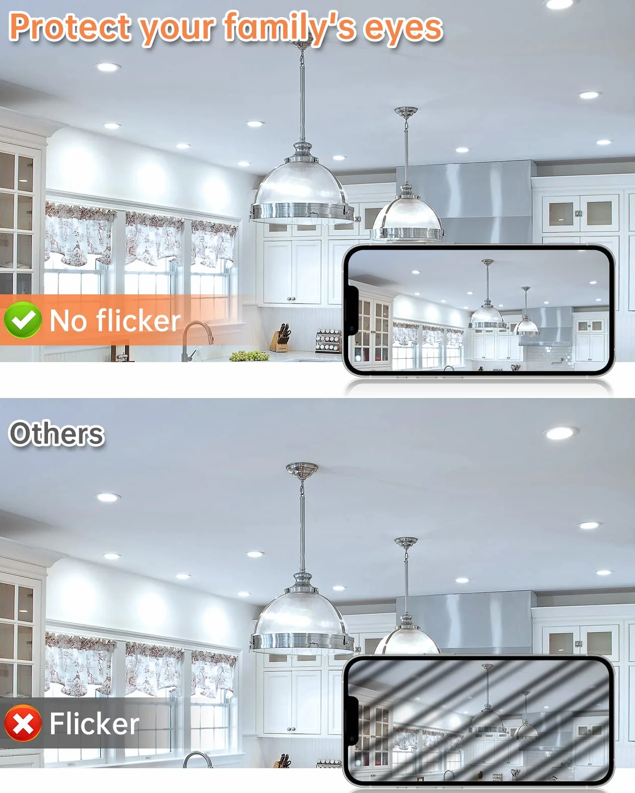 Tomosu Downlight LED Techo Empotrable Extraplano Redondo 5W 450LM Blanco Frio 6000K IP44 Corte 75-90mm AC 220-240V