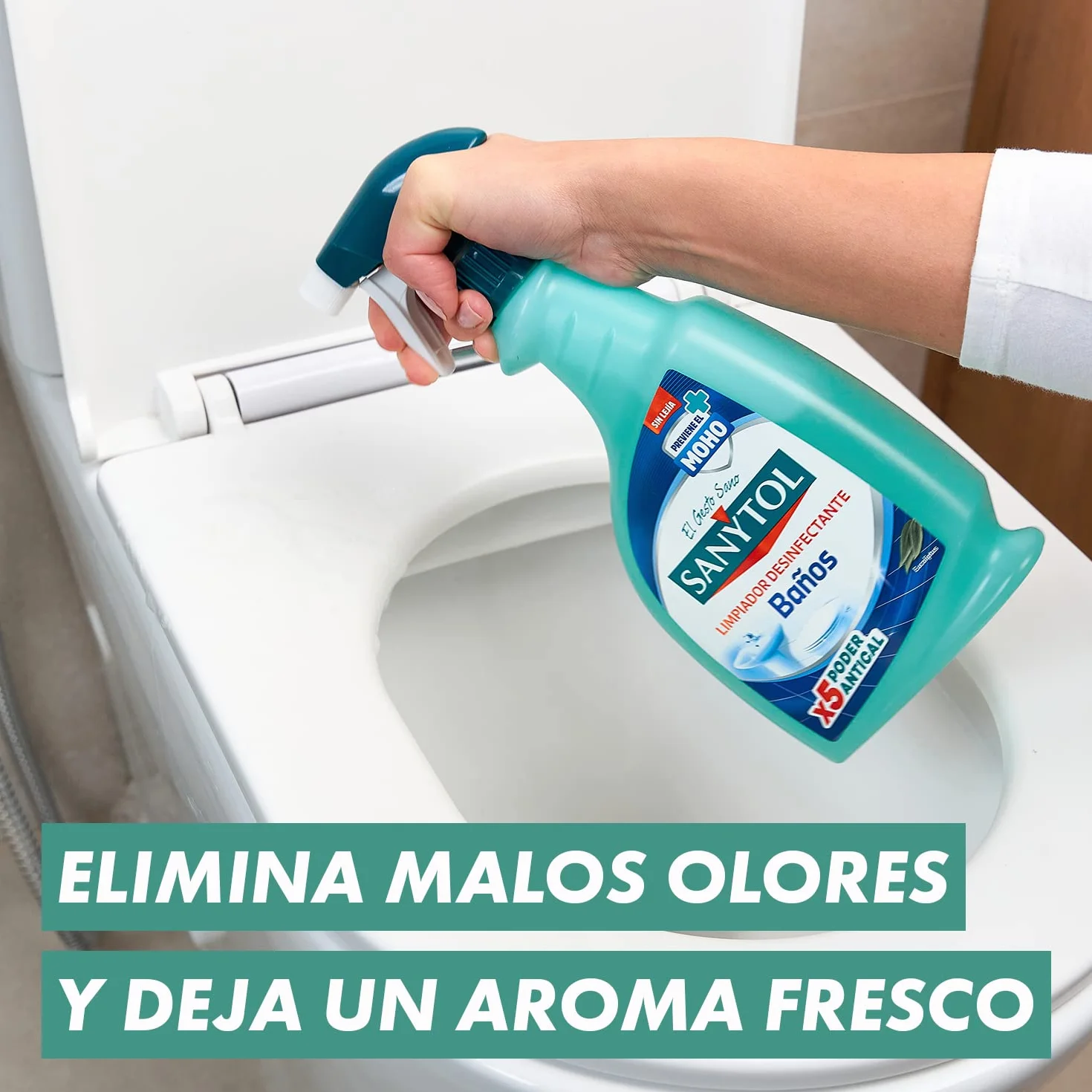 Sanytol Limpiador Desinfectante Antical Baños 4x750ML 3L