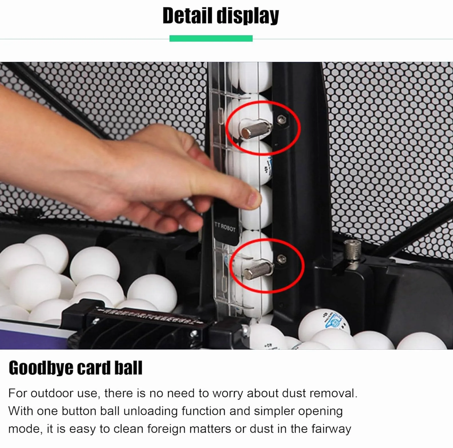 Robot de Tenis de Mesa Con Red y Control Remoto - Máquina Automática de Pelotas de Ping Pong - Ajuste del Ángulo de Servicio de 7 Engranajes