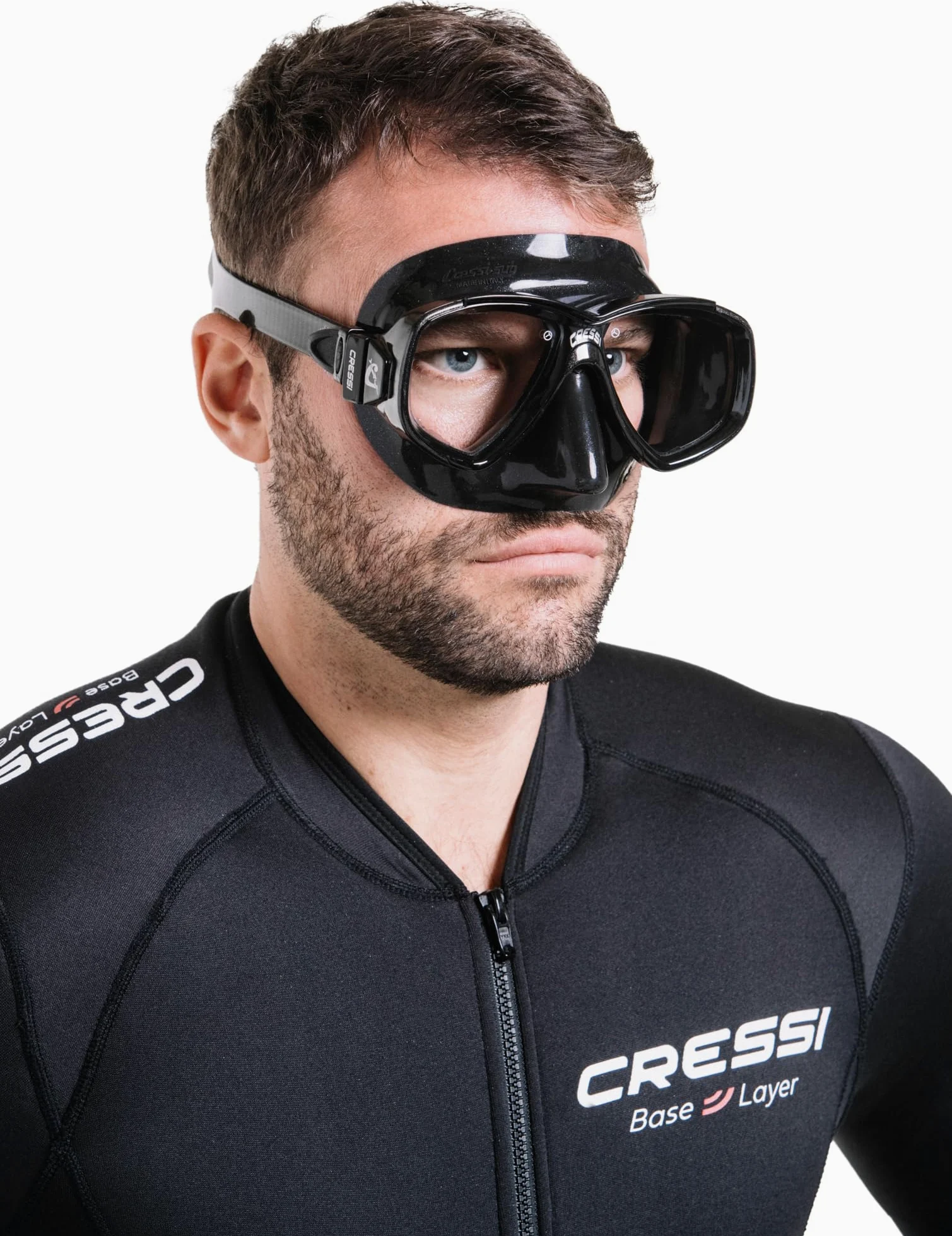 Cressi Perla - Máscara de Silicona para Adultos de pequeño Volumen Interior para Buceo, esnórquel Calidad Italiana Desde 1946