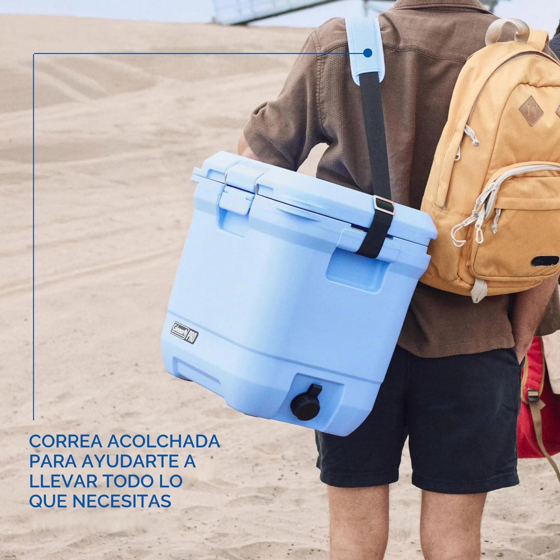 Coleman Pro Nevera rígida Resistente con Aislamiento | Capacidad 24-52 L | Mantiene el Hielo hasta Durante 5 días | Aislamiento de Espuma Completo | Nevera portátil Grande para Uso en Exteriores