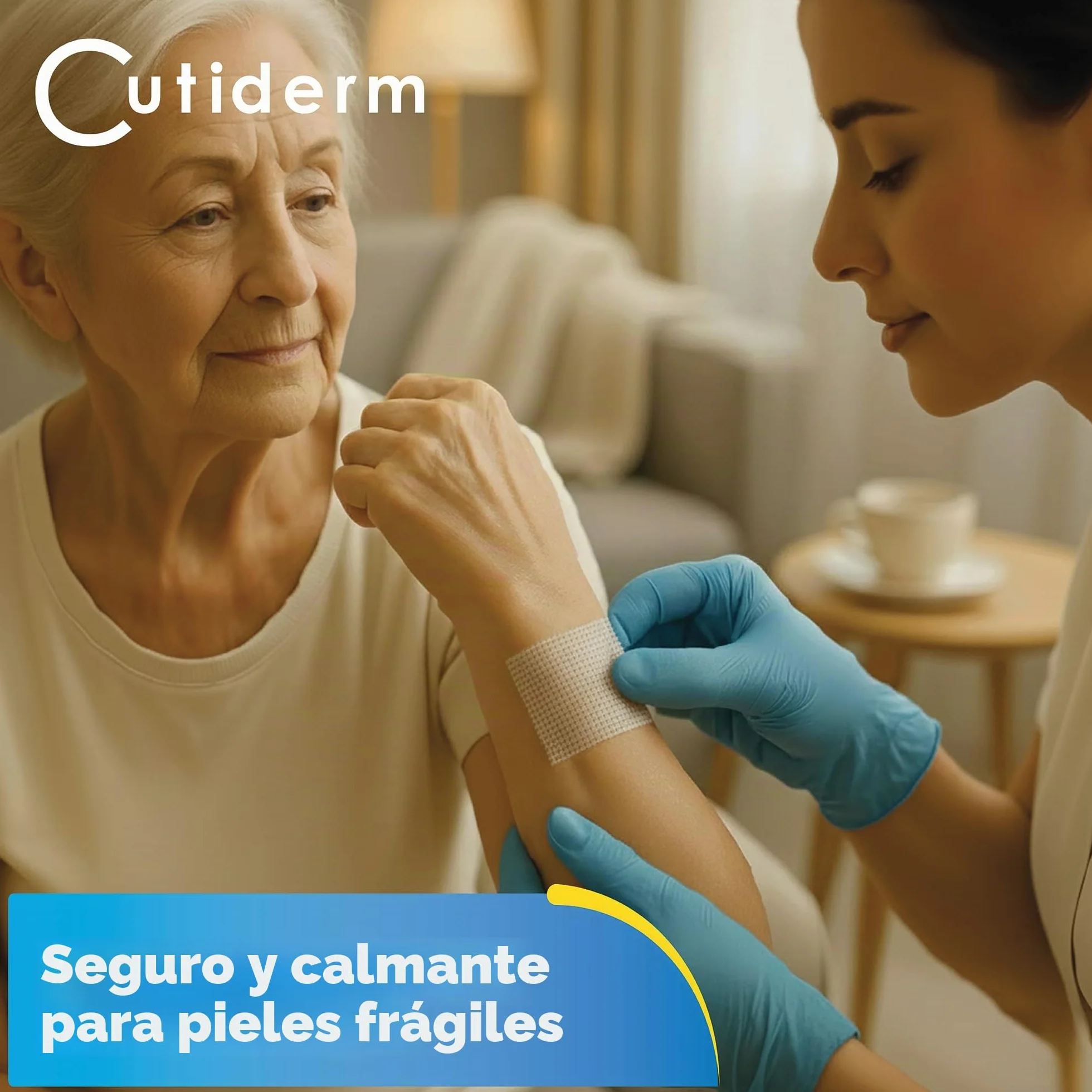 Cutiderm Apósitos De Gasa De Parafina 5cm x 5cm Paquete 20 unidades