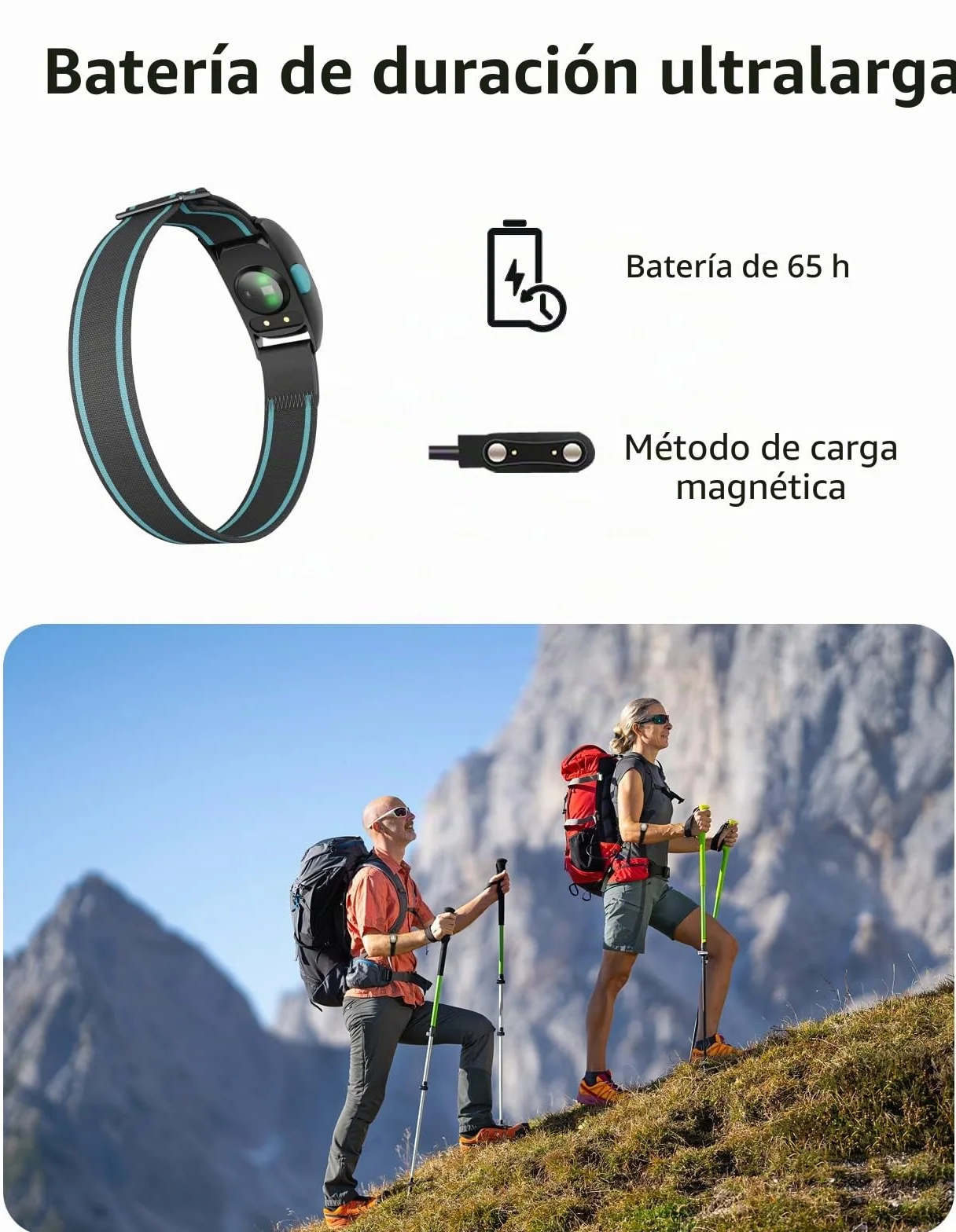 iGPSPORT HR70 Monitor de Ritmo Cardíaco Brazalete Impermeable Bluetooth Ant+