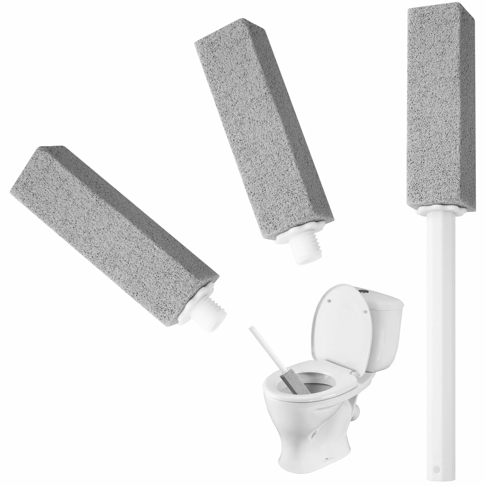 Piedra Pómez para WC 3pcs Limpiadora de Baño