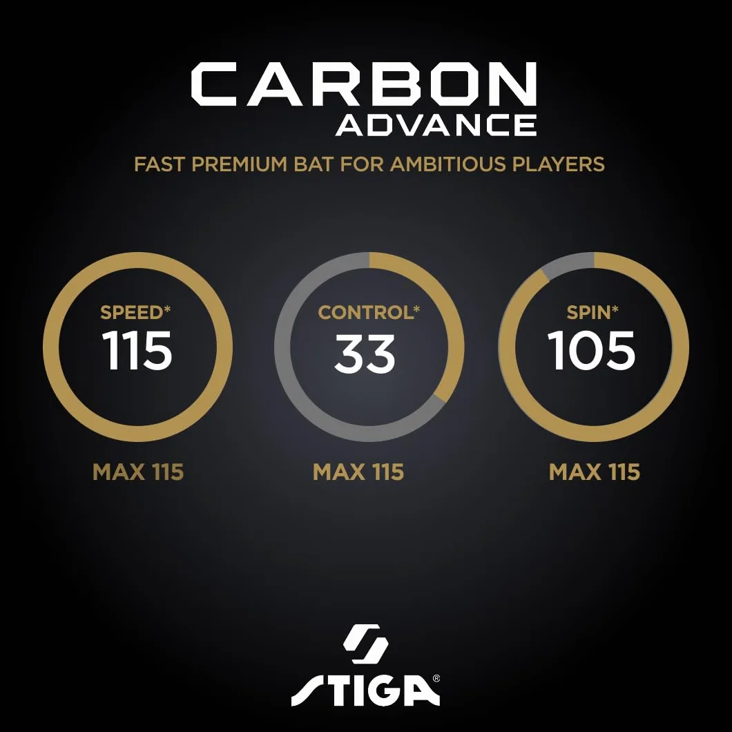 STIGA Carbon Advance Pala de Tenis de Mesa