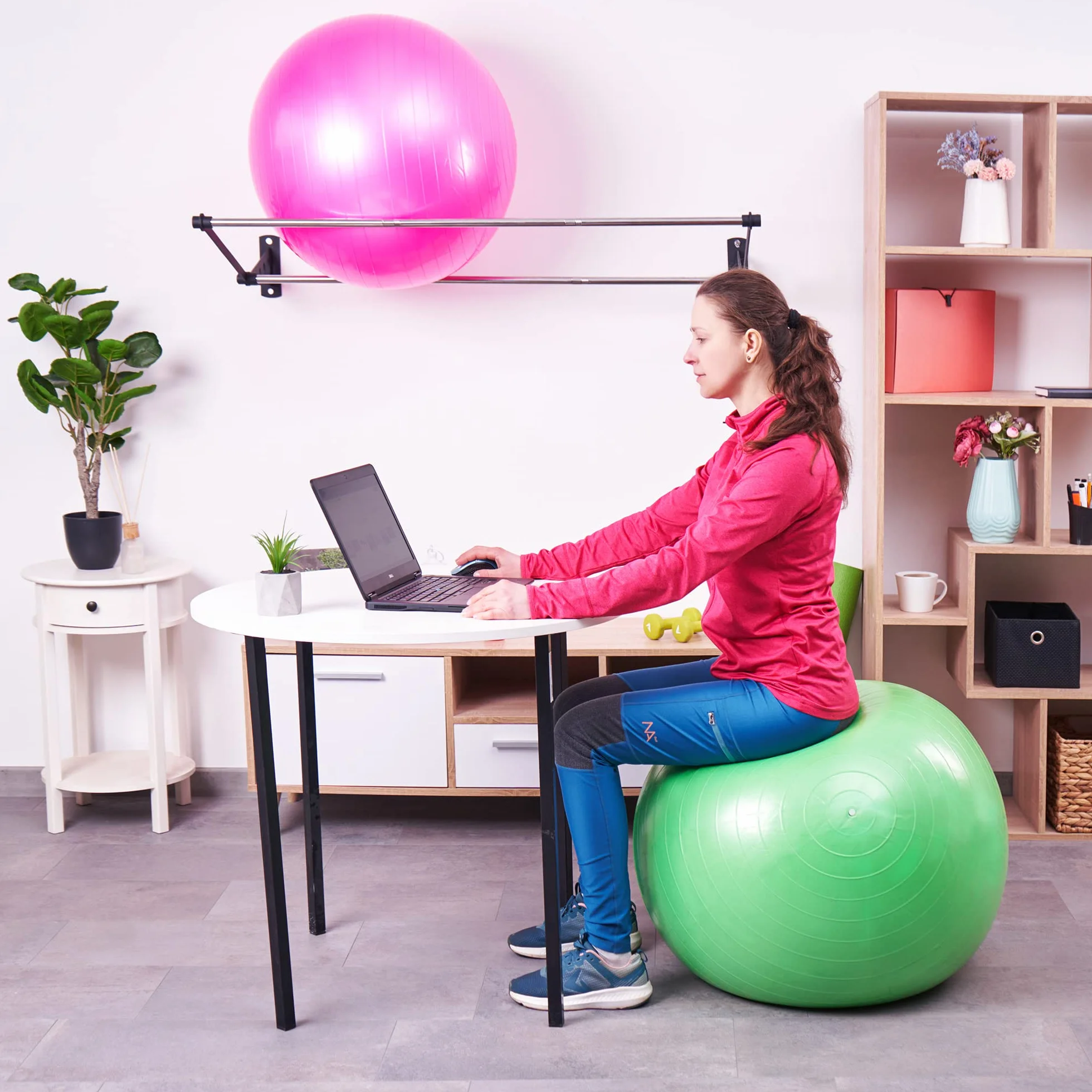 Soporte De Pared Para Pelotas De Ejercicio | Colgador De Pelotas | Para Pelotas De Yoga, Pelotas De Fitness | Soporte Pelotas Pilates Pared | Soporte Balon Futbol | Soporte Balon de Pilates