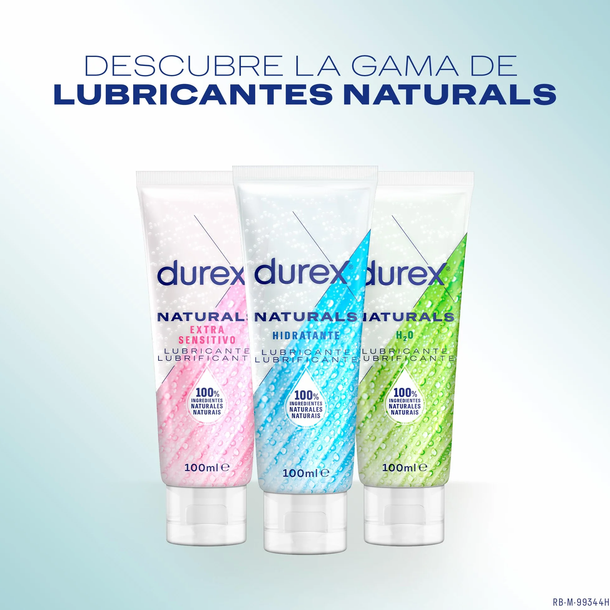 Durex Naturals Hidratante Lubricante Ácido Hialurónico 100% Natural 100 ml