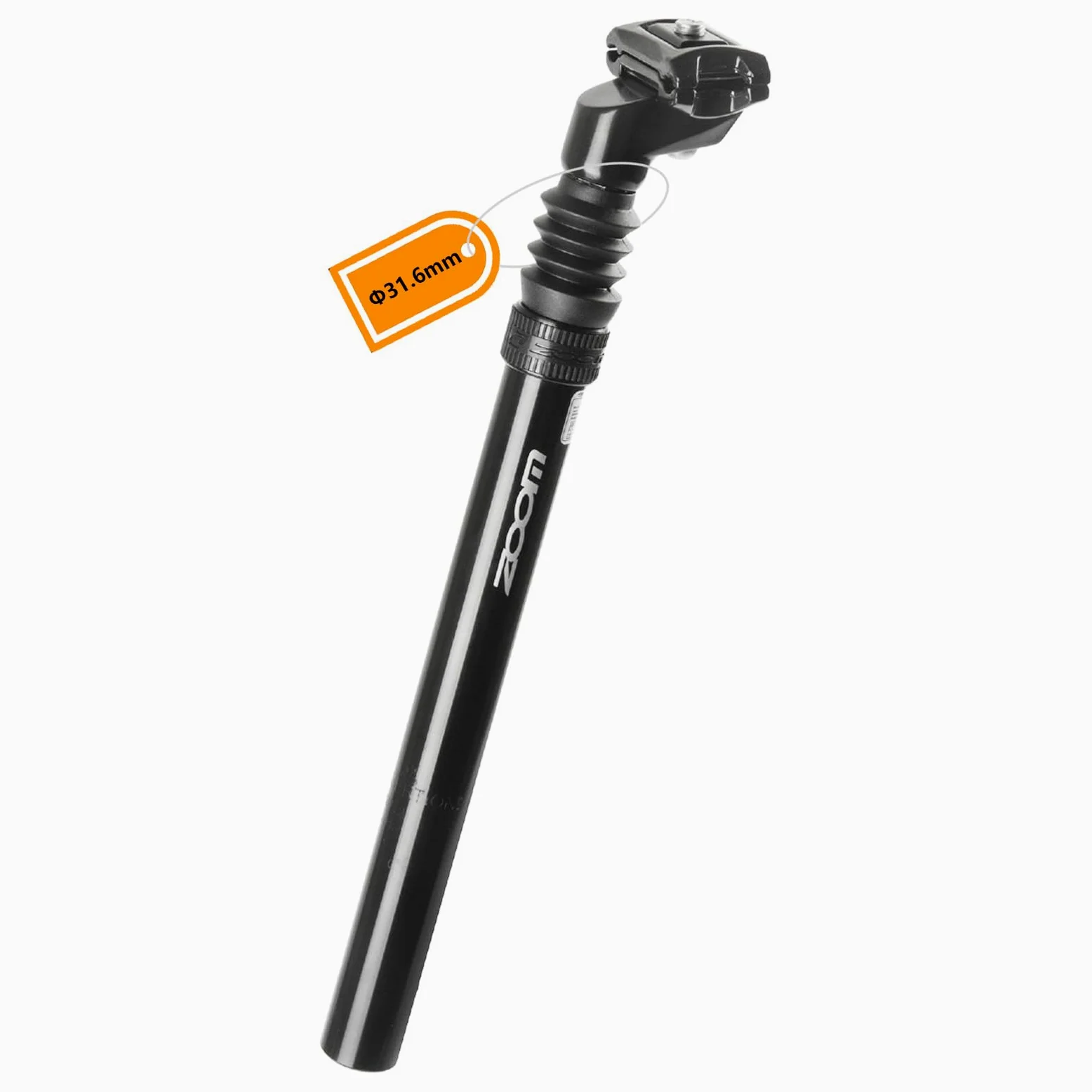 Tija de Sillín con Suspensión para Bicicleta 27.2/30.4/30.9/31.6 mm – Reggisella Amortiguado Ajustable para MTB, e-Bike, BMX y Bicicletas Infantiles