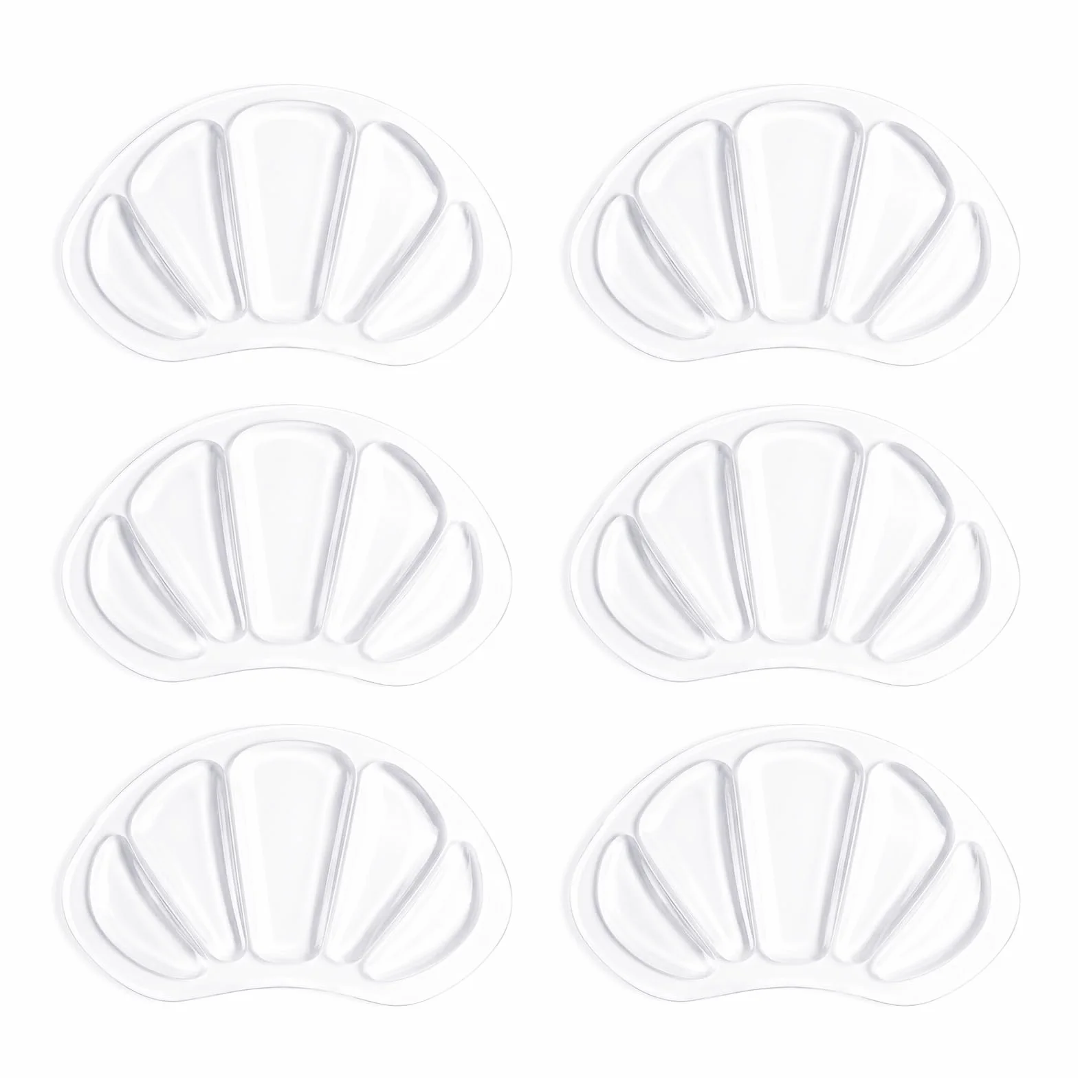 Taloneras de gel para zapatos, almohadillas autoadhesivas transparentes, protector de talón antideslizante