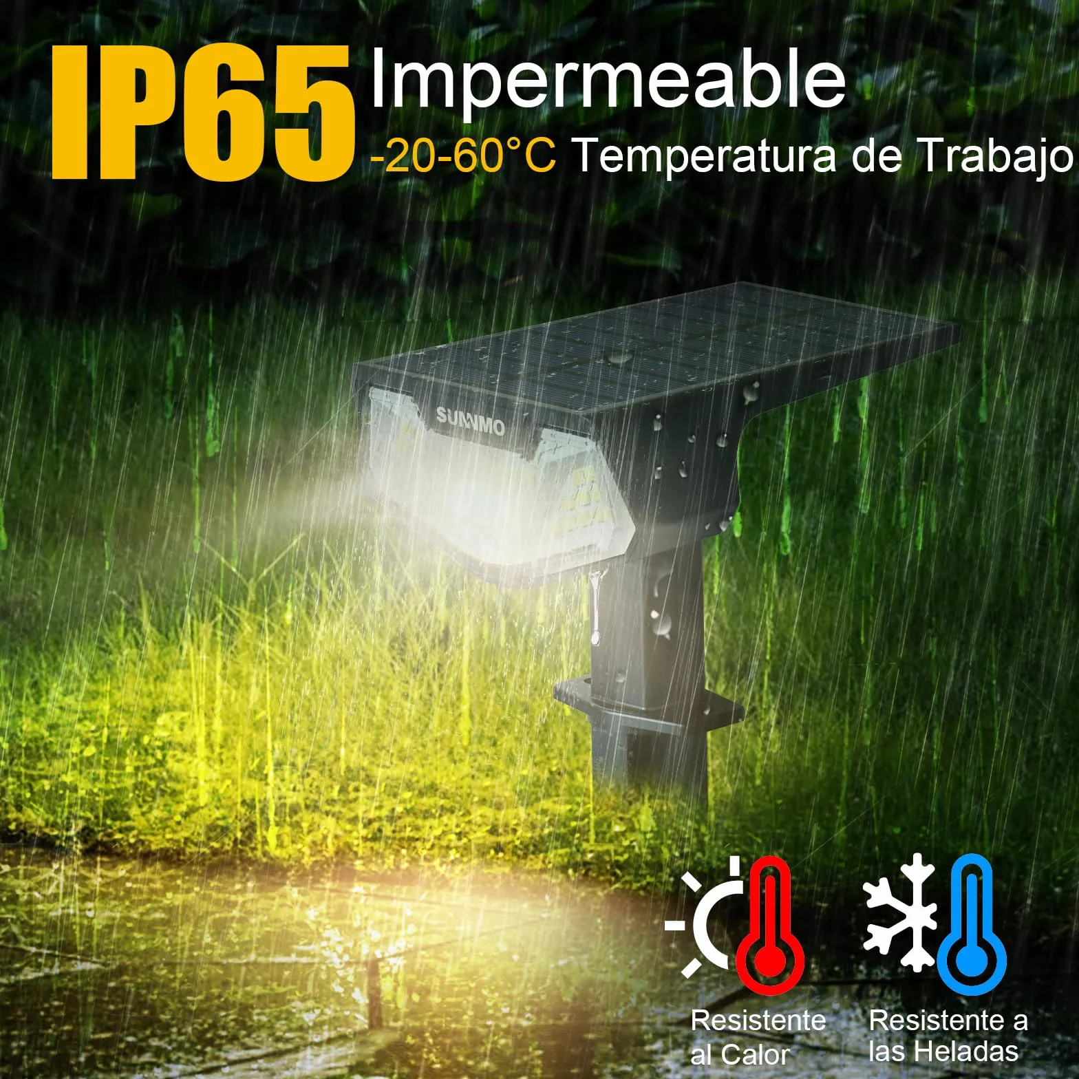 Luces Solares LED Exterior Jardin 4 Piezas 32LED 3 Modos IP65 Impermeable Luz Cálida