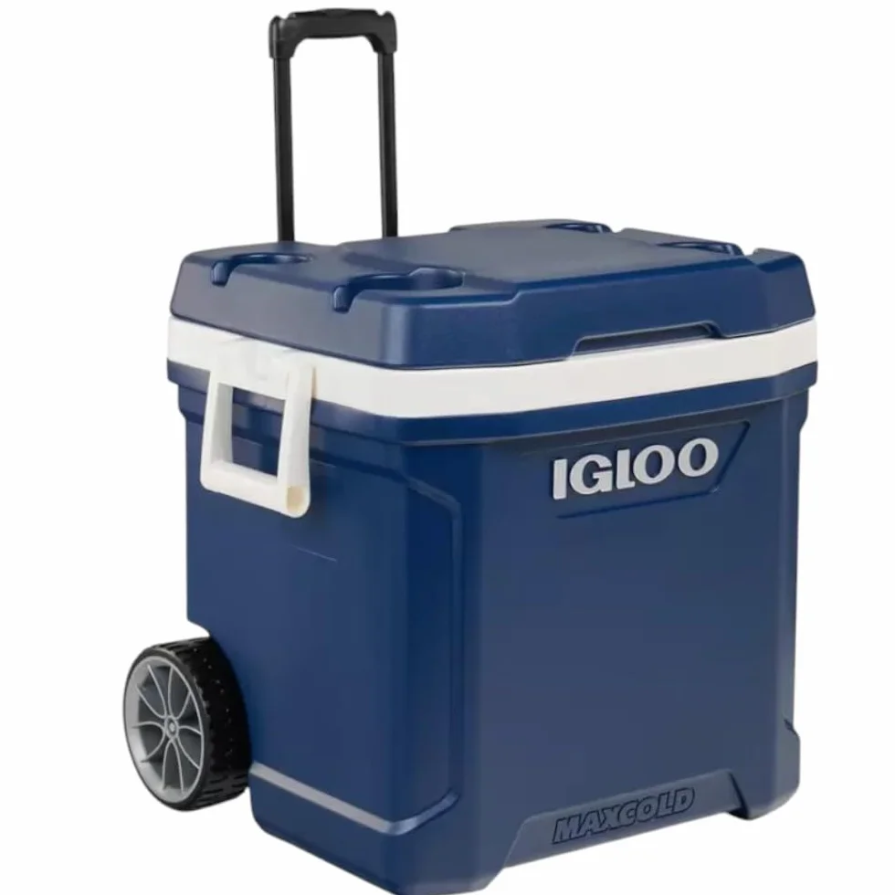 Igloo Cooler 62 QT Gris Maxcold con Ruedas