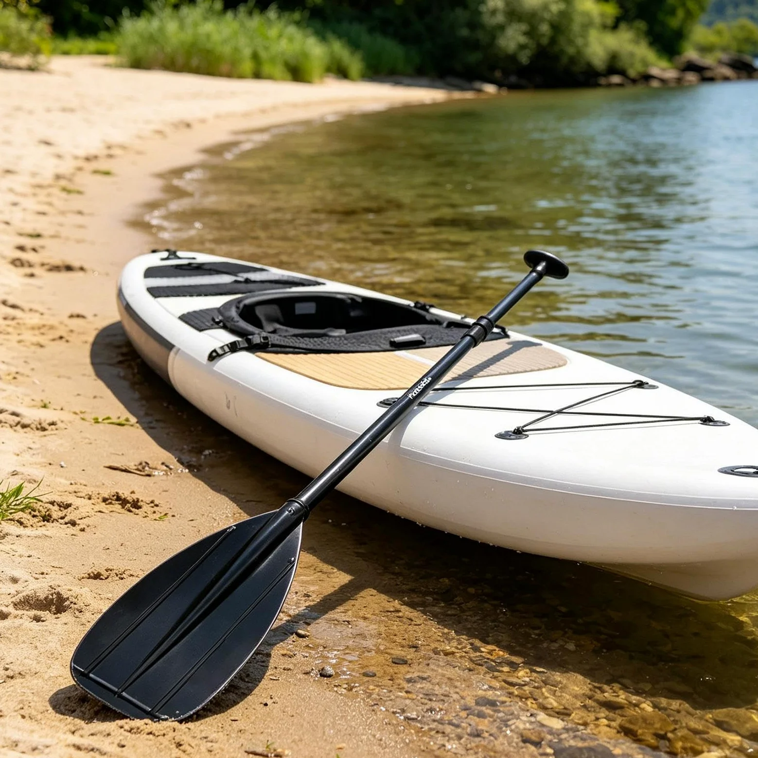 Pala de fibra de carbono Herramienta Ligera De Fibra De Carbono, 2 Piezas, | Pala Kayak Pesca Para Remo Excursionismo Natación Pesca Lago Río Mar Rafting Camping Viaje Playa Piscina
