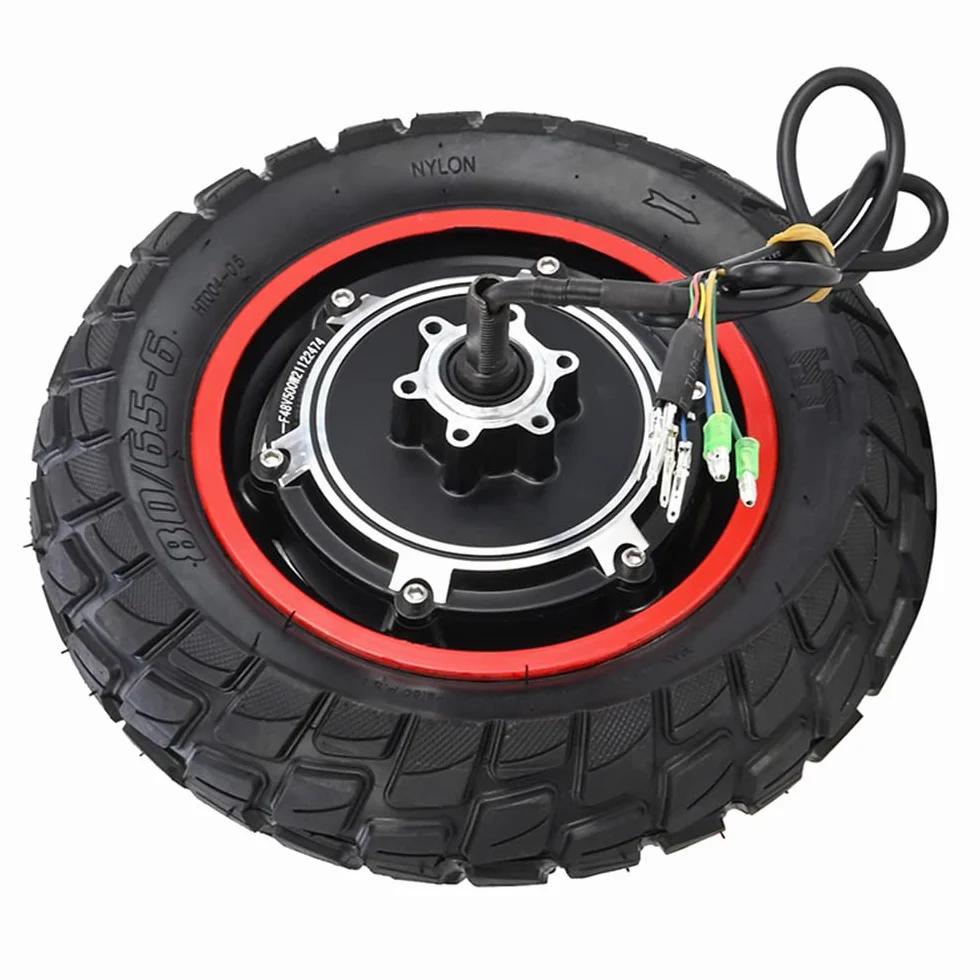 E Scooter Motor 10 pulgadas 48V 500W para Kugoo M4/M4PRO Neumáticos Inflables Rueda Trasera