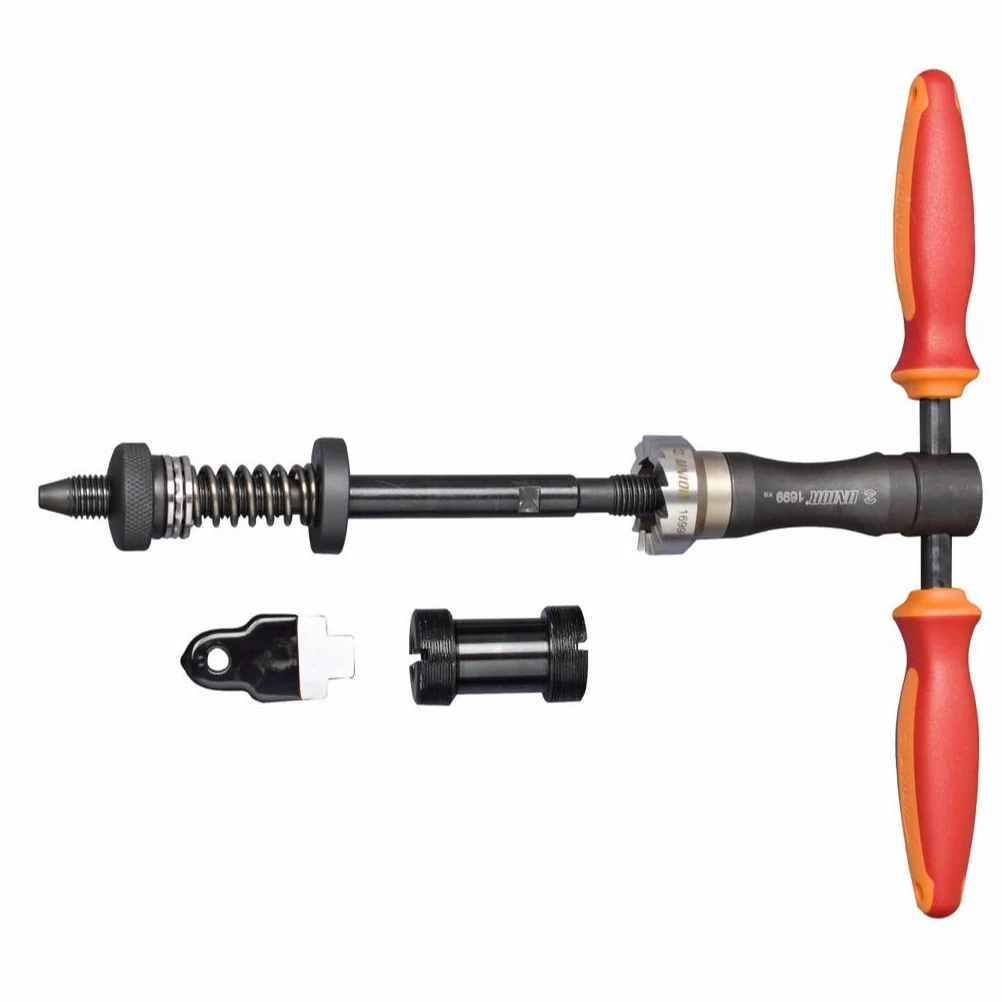 Unior Herramienta de orientación del pedalier BSA & Ital: Rojo 3,5 cm x 24TPI, 36 mm