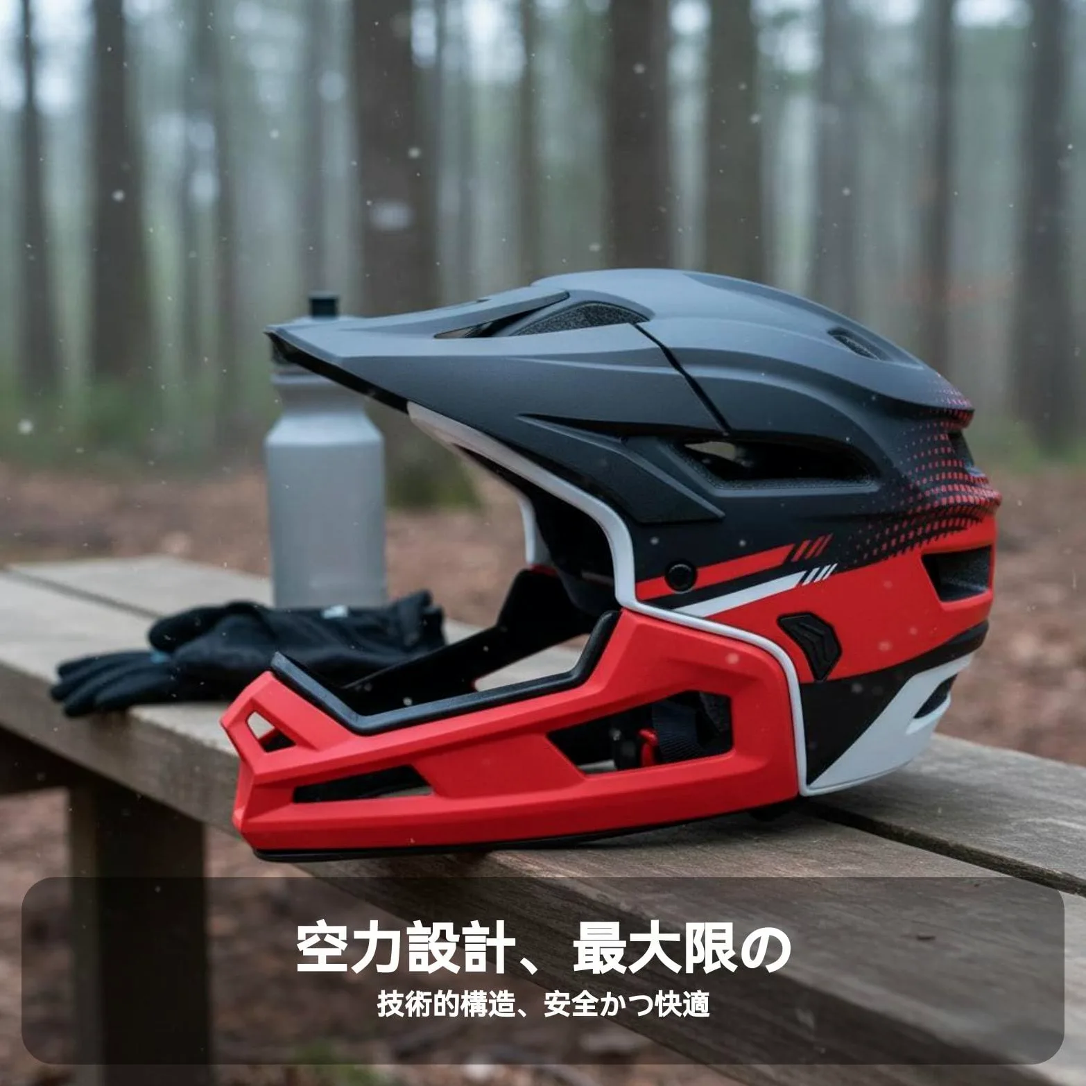 Casco para Ciclismo con Protector Facial Desmontable Modular Ventilación Forro Transpirable Sugerido para Deportes al Aire Libre y Rutas de Montaña