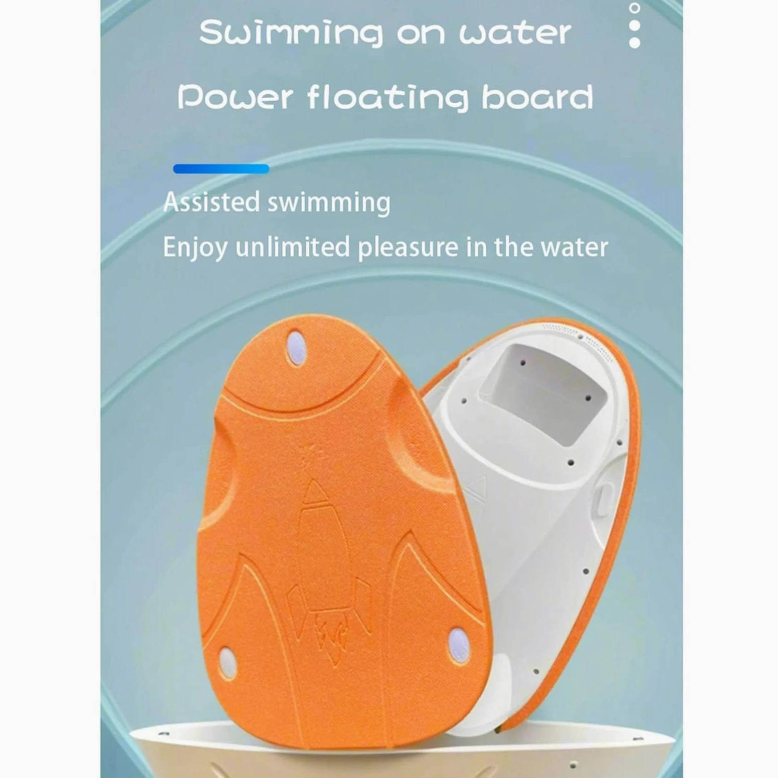Scooter Eléctrico Submarino, Scooter De Agua Portátil De 300w con 80 Kg | Capacidad de carga, tabla eléctrica flotante de agua de 6000 mAh para deportes acuáticos, piscinas, buceo, snorkel