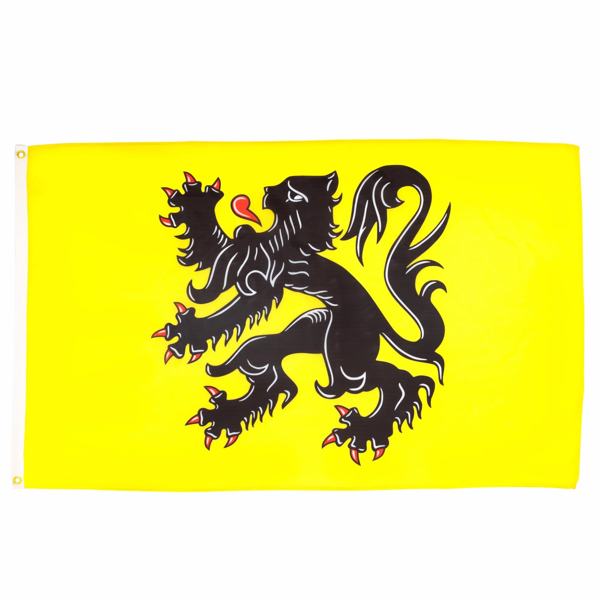 AZ FLAG - Bandera Flandes - 150x90 cm - Bandera Flamenca - Bélgica 100% Poliéster Con Ojales de Metal integrados - 110g - Colores Vivos Y Resistente A La Decoloración