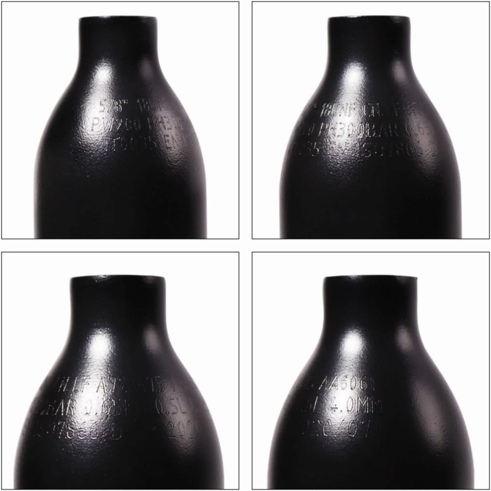 TUXING Aluminio Aire Comprimido Hpa Paintball Tanque Sistemas de Aire, Paintball Tanque de Aire 0.5L 31Ci Capacidad, Cilindro de Buceo Botella de Aire de Alta Presión para Paintball (M18*1.5)