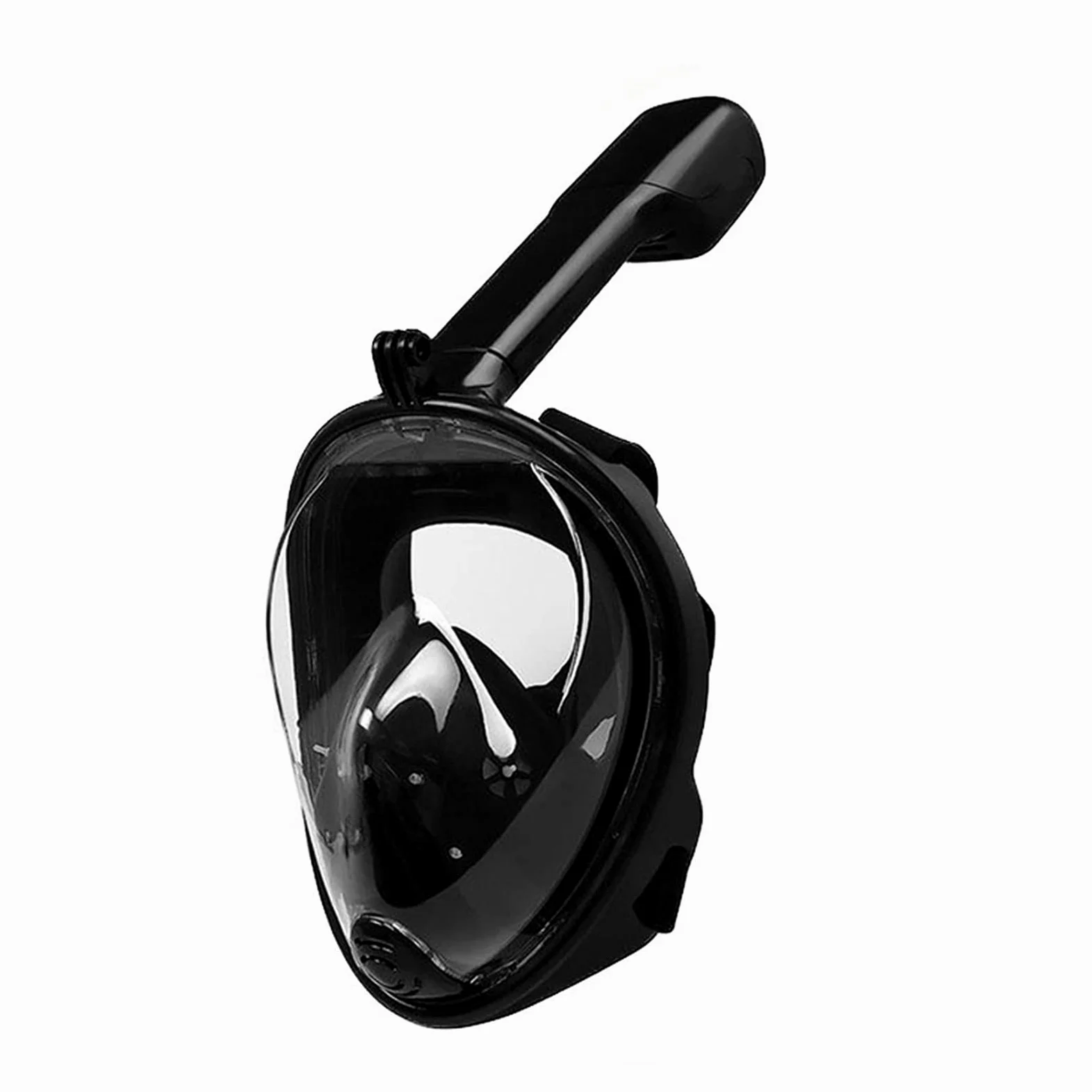 Scuba Swimming Mask Full Face Anti Fog Snorkeling Máscara de Buceo Pesca submarina Máscara Gafas (Azul Talla única) (BK Talla única)
