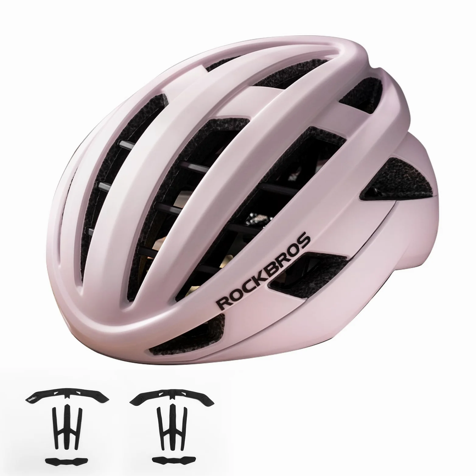 ROCKBROS Casco Bicicleta Adulto Ajustable Casco MTB Hombre Mujer Forro Desmontable para Ciclismo Bicicleta Carretera Montaña Urbana