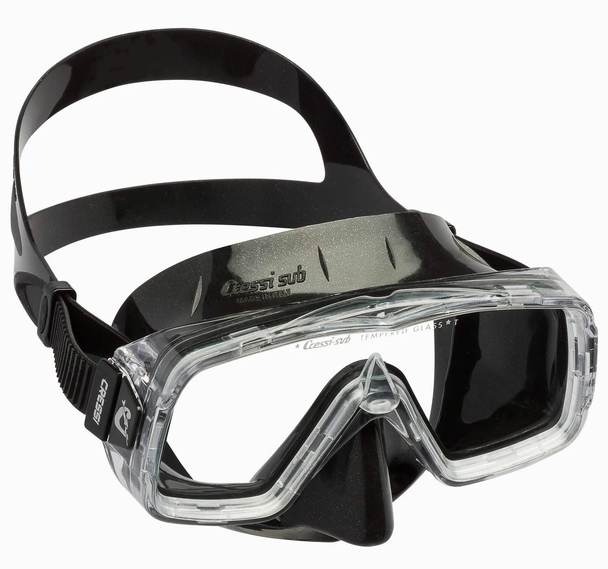 Cressi Máscara Sirena & Tubo - Conjunto Combo de Snorkel Made in Italy