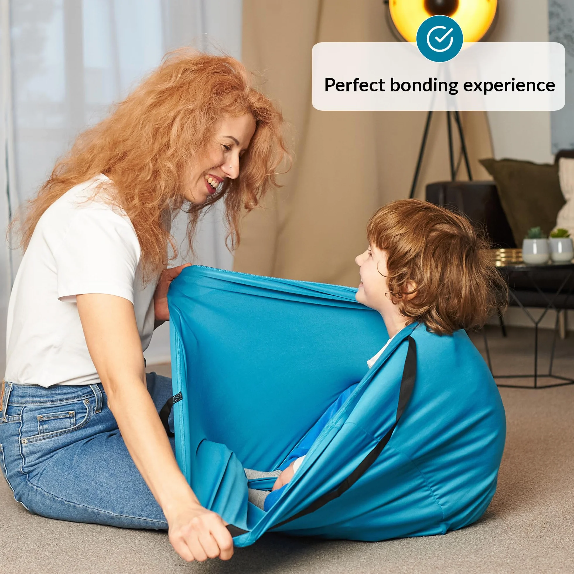 ODOXIA Túnel sensorial para niños | Juego de compresión sensorial para su Hijo | Túnel de Tela | Tubo de Spandex | Túnel Conceptual Infantil para Diferentes Edades