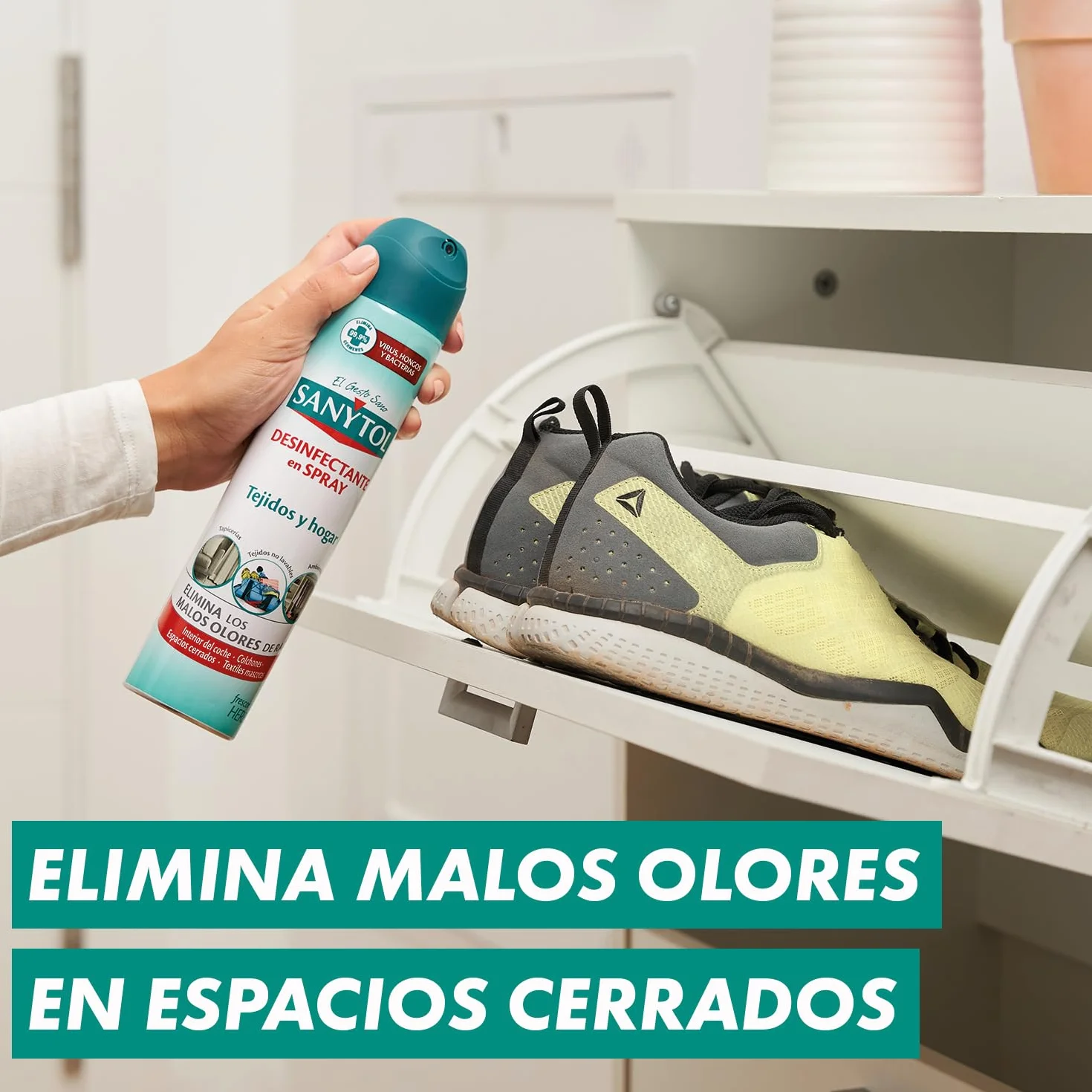 Sanytol Desinfectante Hogar y Tejidos 300 ml Flor de Algodón