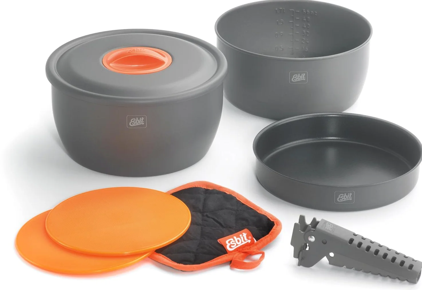 Esbit 410809 - Set de Cocina para Acampada, Talla 2L et 2,5L