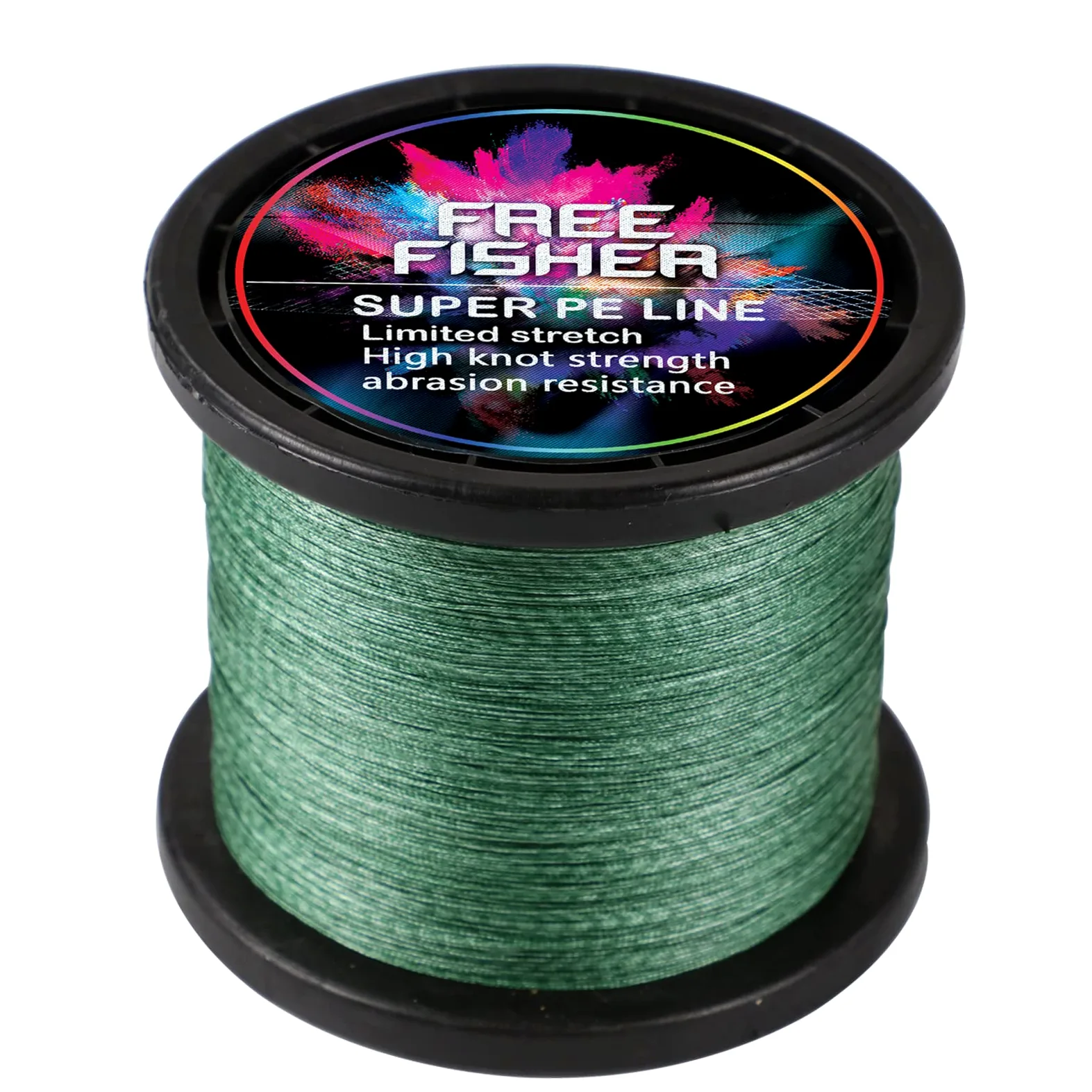 Sedal Trenzado Pesca 300m/1000m 8 Trenzados Resistentes Desgaste Suaves Hilos de Pesca PE Fuerte Tensión Línea Mar Pesca Línea 5.4-90kg, Verde Militar (1000m), 12# (0.60mm/61kg)