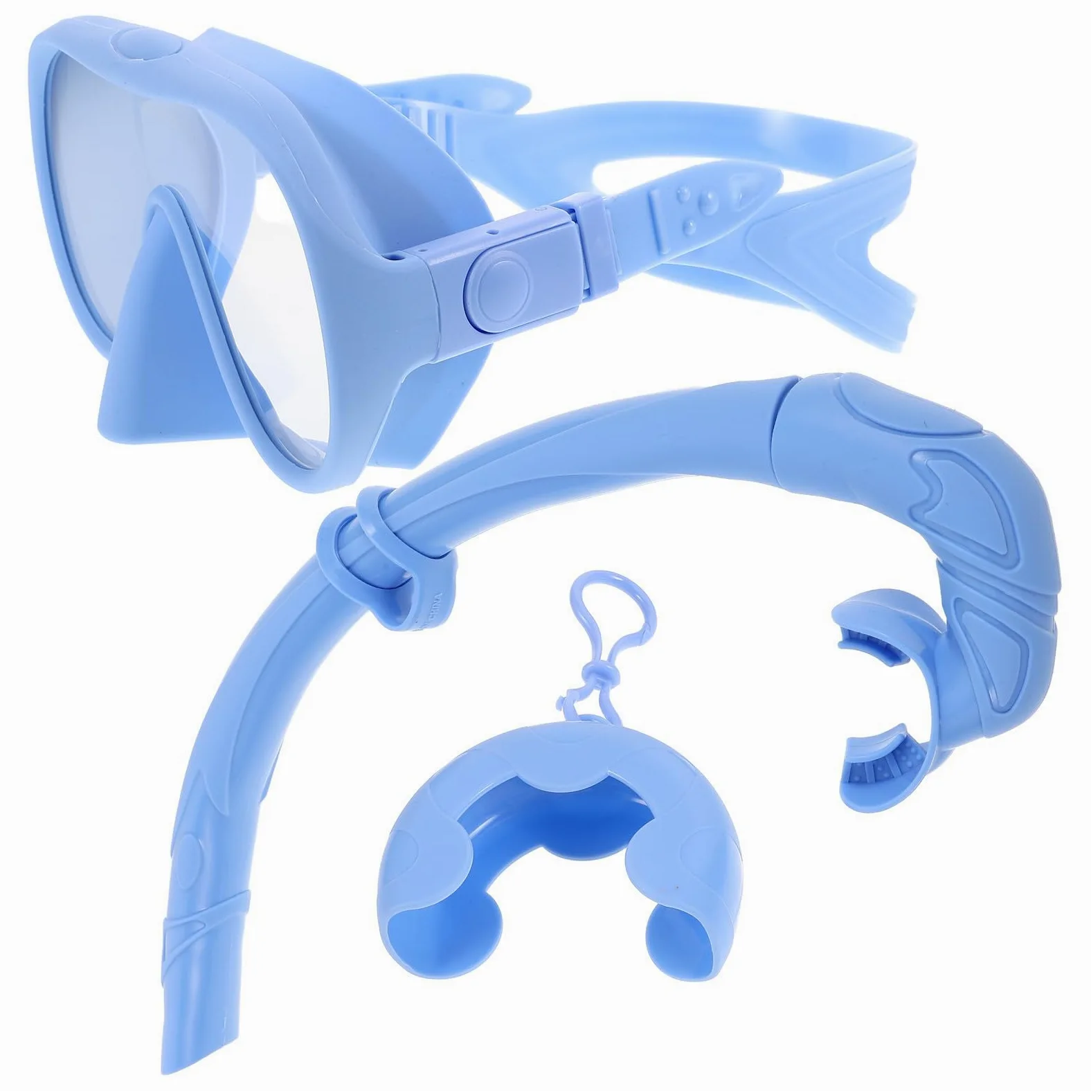 Luxshiny Máscara de Snorkel Profesional para Adultos con Diseño Plegable y Silicona Suave, Gafas de Buceo Antivaho con Estuche de Almacenamiento para Natación y Buceo