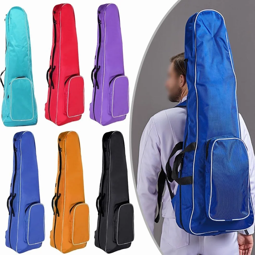 EasyByMall Bolsa de almacenamiento de valla, mochila de esgrima portátil con asa y correa para el hombro