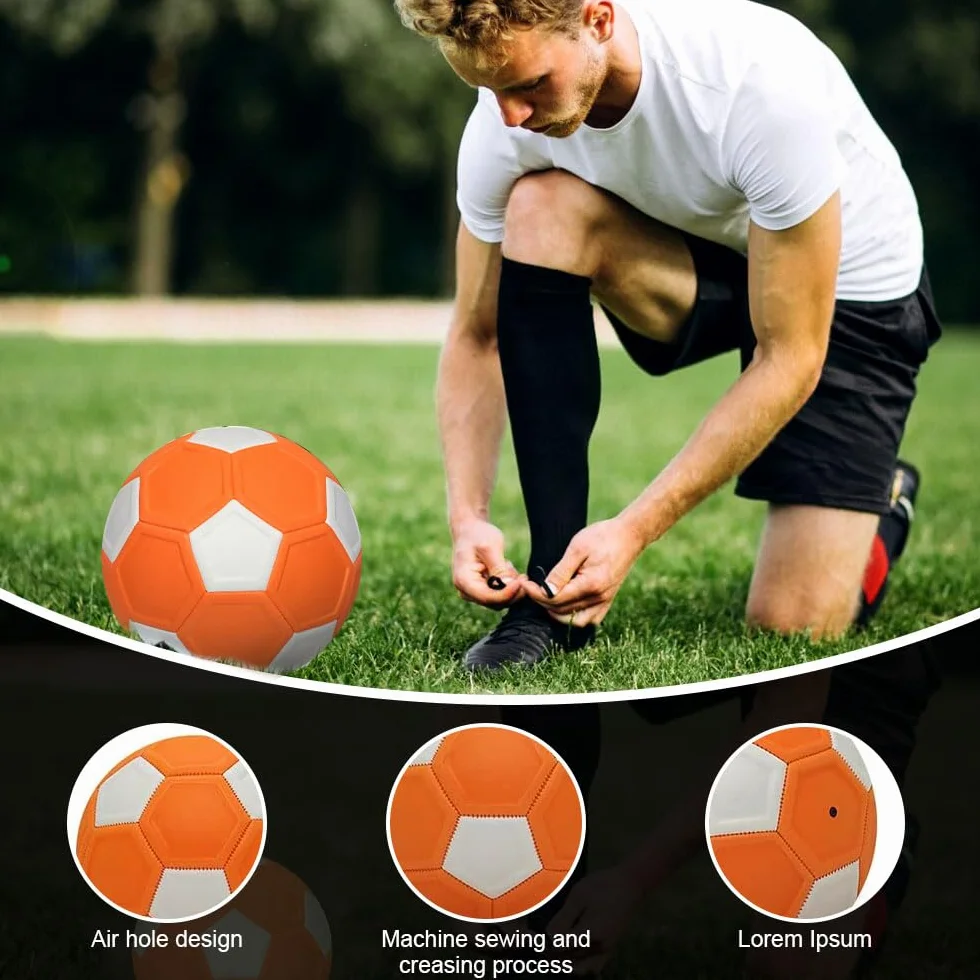 Balón De Futbol Curvo, Tamaño 5 Balon Futbol con Curvas Y Efectos, Balón De Fútbol Curvado De Goma 22cm, Pelota Curva Fútbol para Juegos deFútbol Infantile