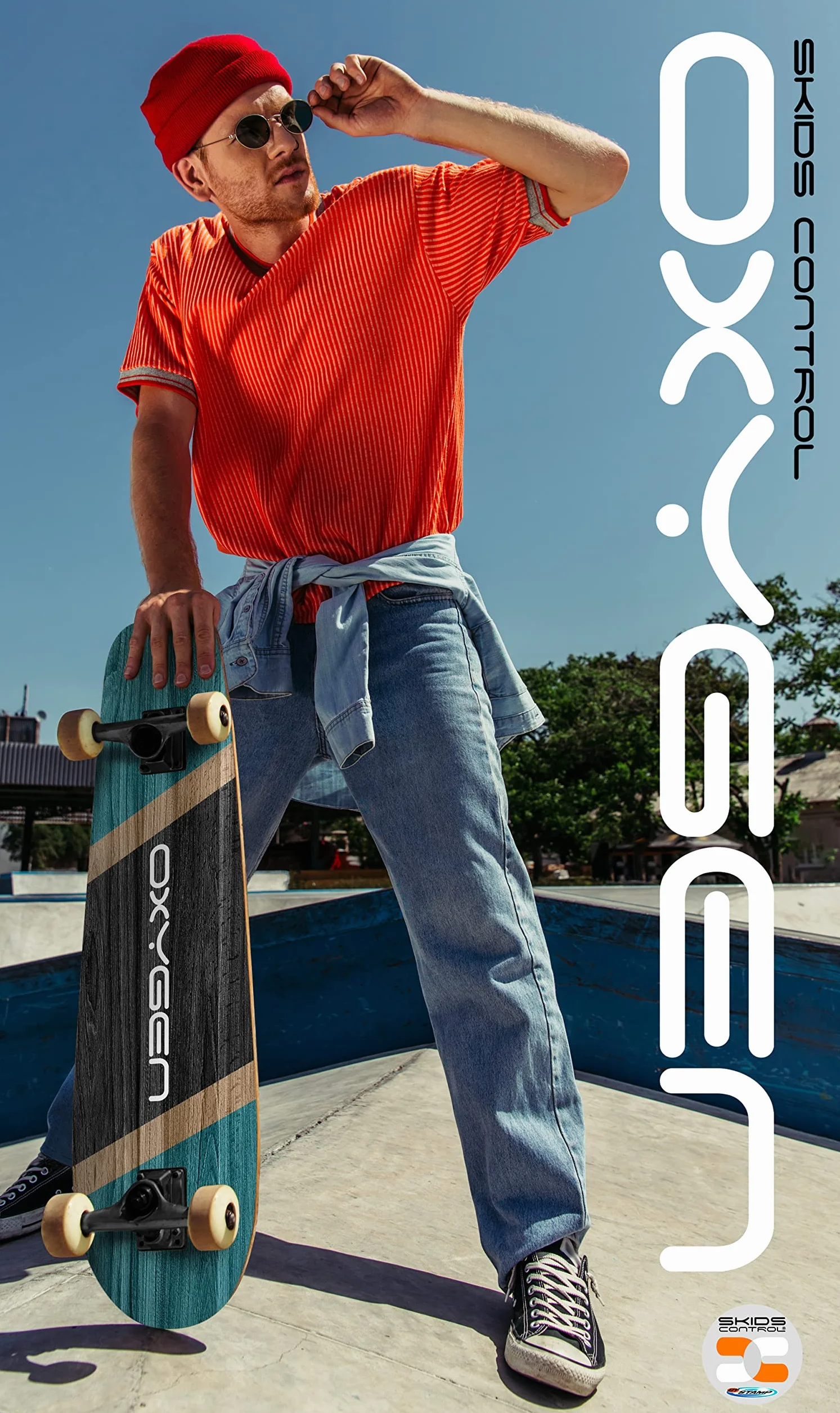 Skateboard Cruiser 27,5" x 8" Oxygen