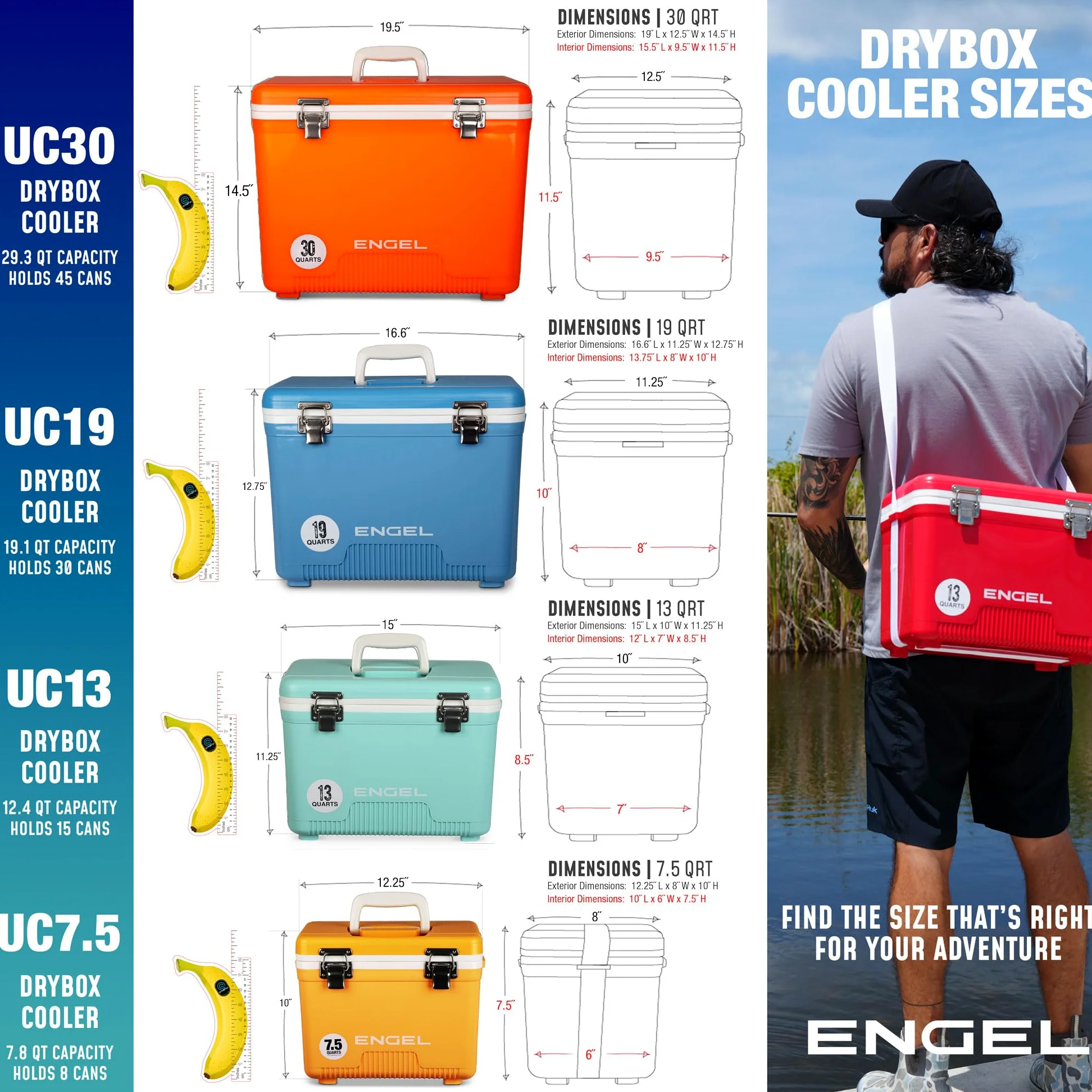Engel USA Enfriador/Caja Seca