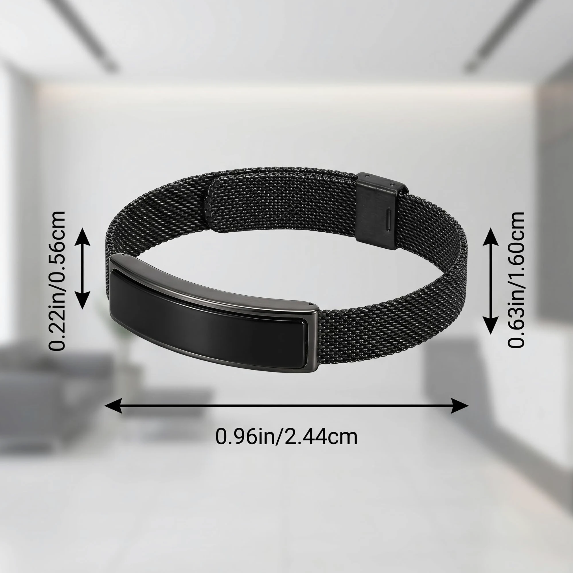 Annadue Pulsera Inteligente con 5.3, Rastreador de Actividad con Monitor de Frecuencia Cardíaca, Contador de Pasos, Rastreador de Actividad Física a Prueba de Agua para Mujeres, (Black)