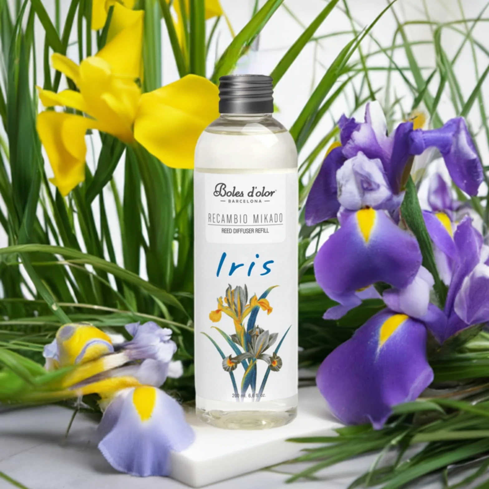 Mikado Recambio Ambientador Difusor Perfume Hogar Iris 200 ml