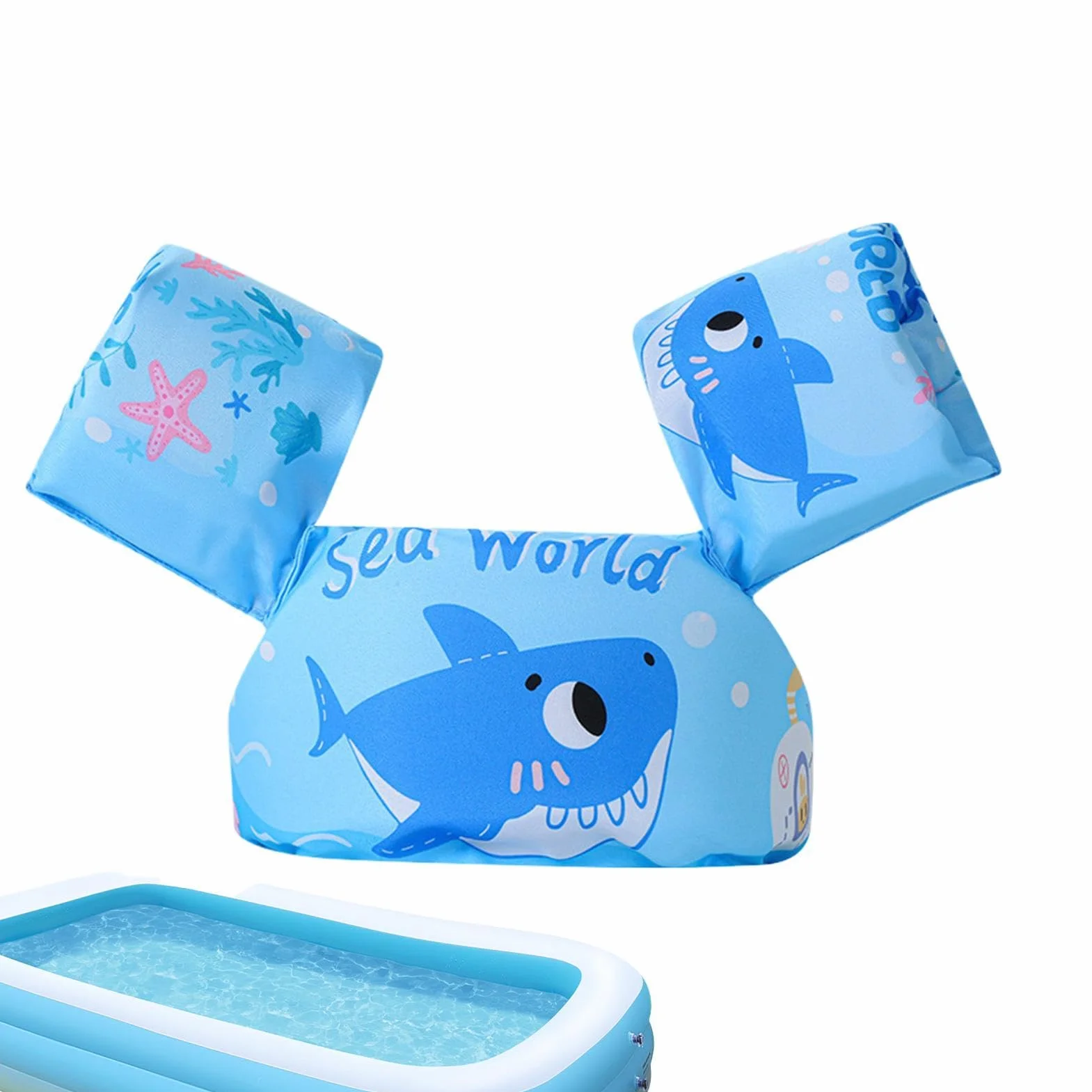 Chaleco De Natación Para Niños, Chaleco Flotante Ajustable Entrenamiento Con Para Los Brazos, Chaleco De Seguridad Para Niños, Flotadores De Natación Aprende A Entrenar Abrigo