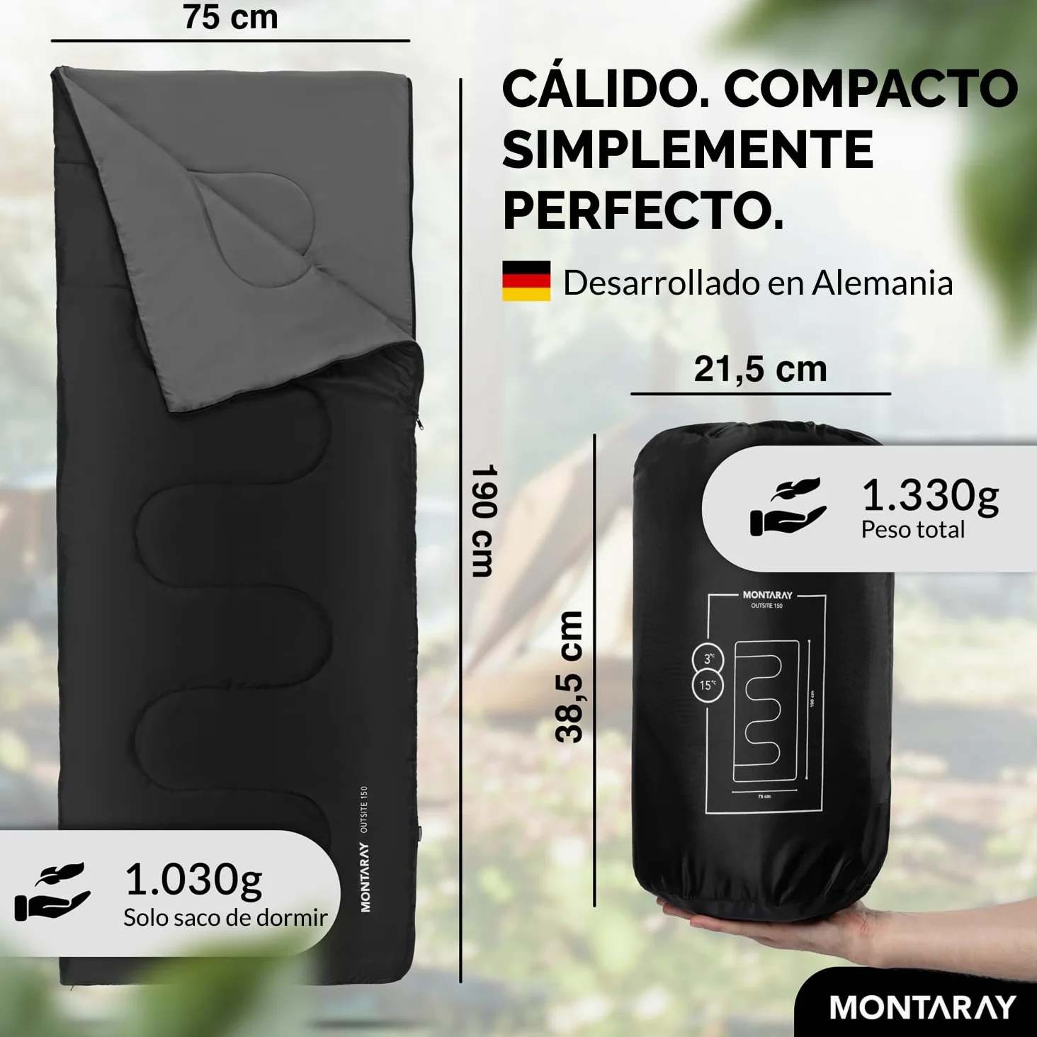Saco de dormir con manta para 3 – 4 estaciones, saco de dormir exterior para camping con almohada, saco de dormir suave y cálido, con y sin capucha, saco de dormir para adultos, saco de