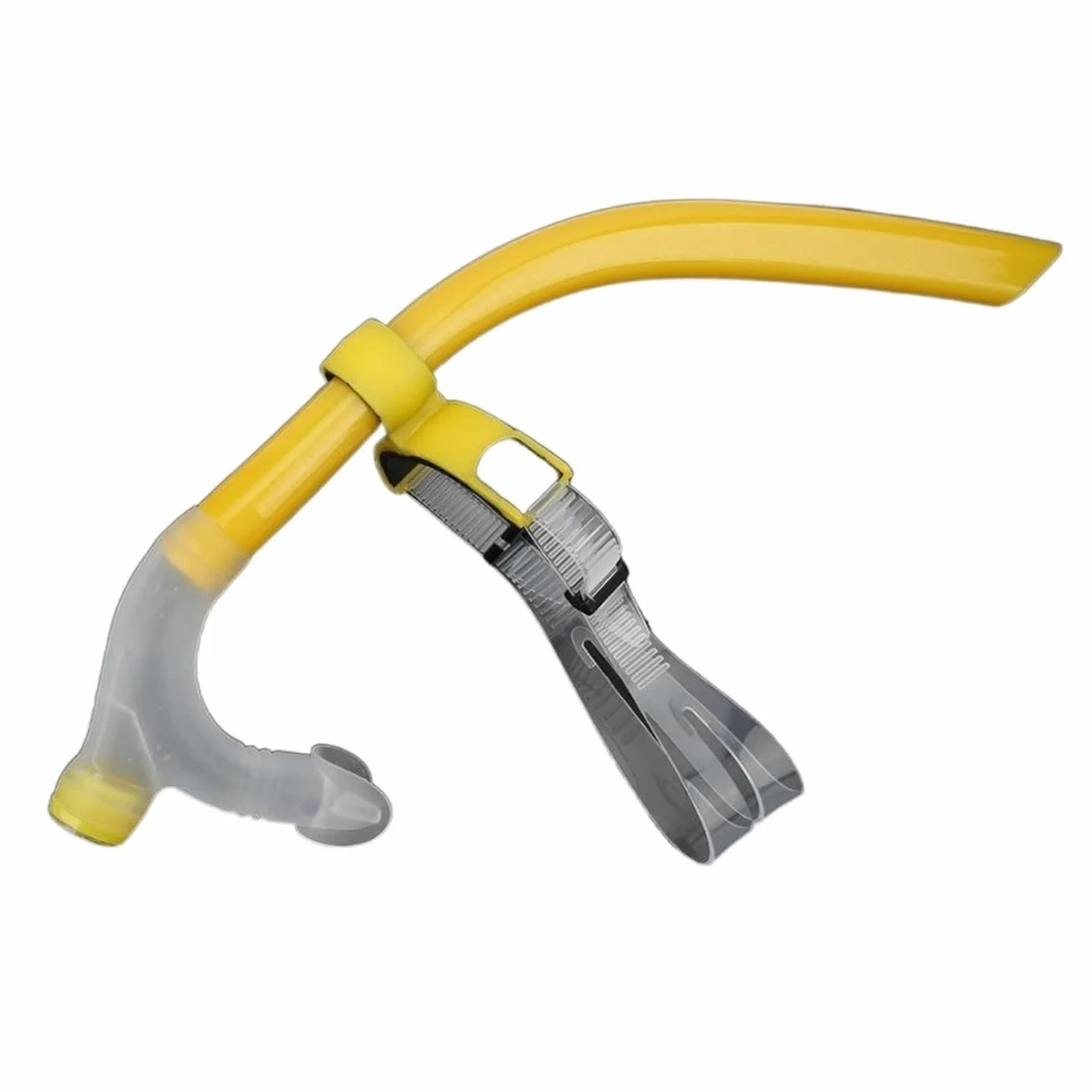 AMAZWI Buceo Snorkel Tubo del Snorkel Delantero Silicona Completa Tubo de respiración submarina Seca con válvula Fija for la práctica de natación Buceo para Actividades de Buceo y Snorkel