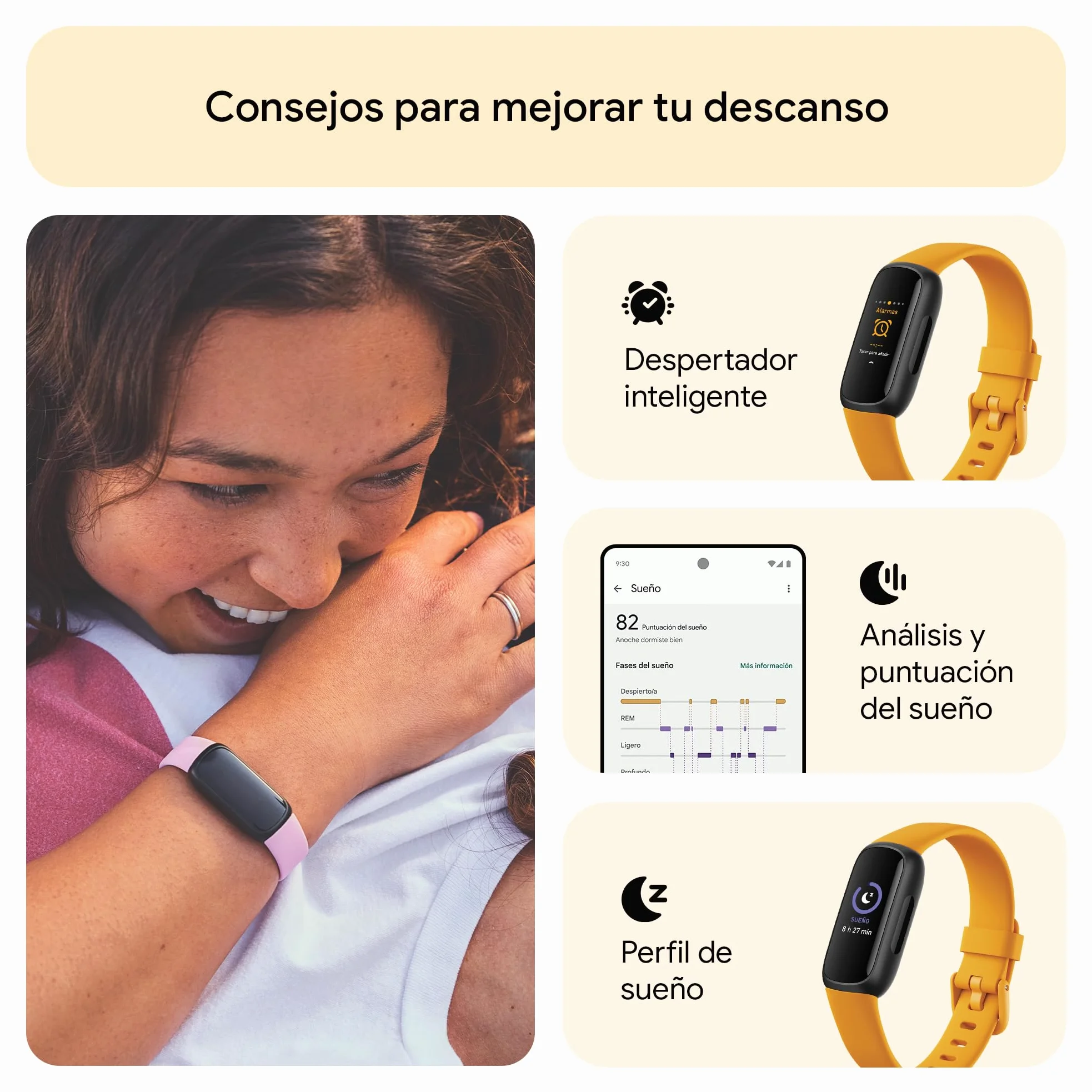 Google Fitbit Inspire 3, la pulsera de salud y actividad física con hasta 10 días de batería y compatible con Android e iOS