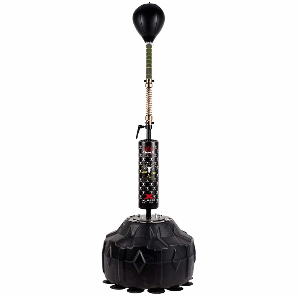 Saco de Boxeo Bolso Cobra Bolsa Fitness Reflex Saco De Boxeo Bola De Velocidad De Boxeo De Alto Rebote Altura Ajustable 145-180cm. Saco de Arena Pesado (Color : Black, Size : 50 * 50 * 180cm)