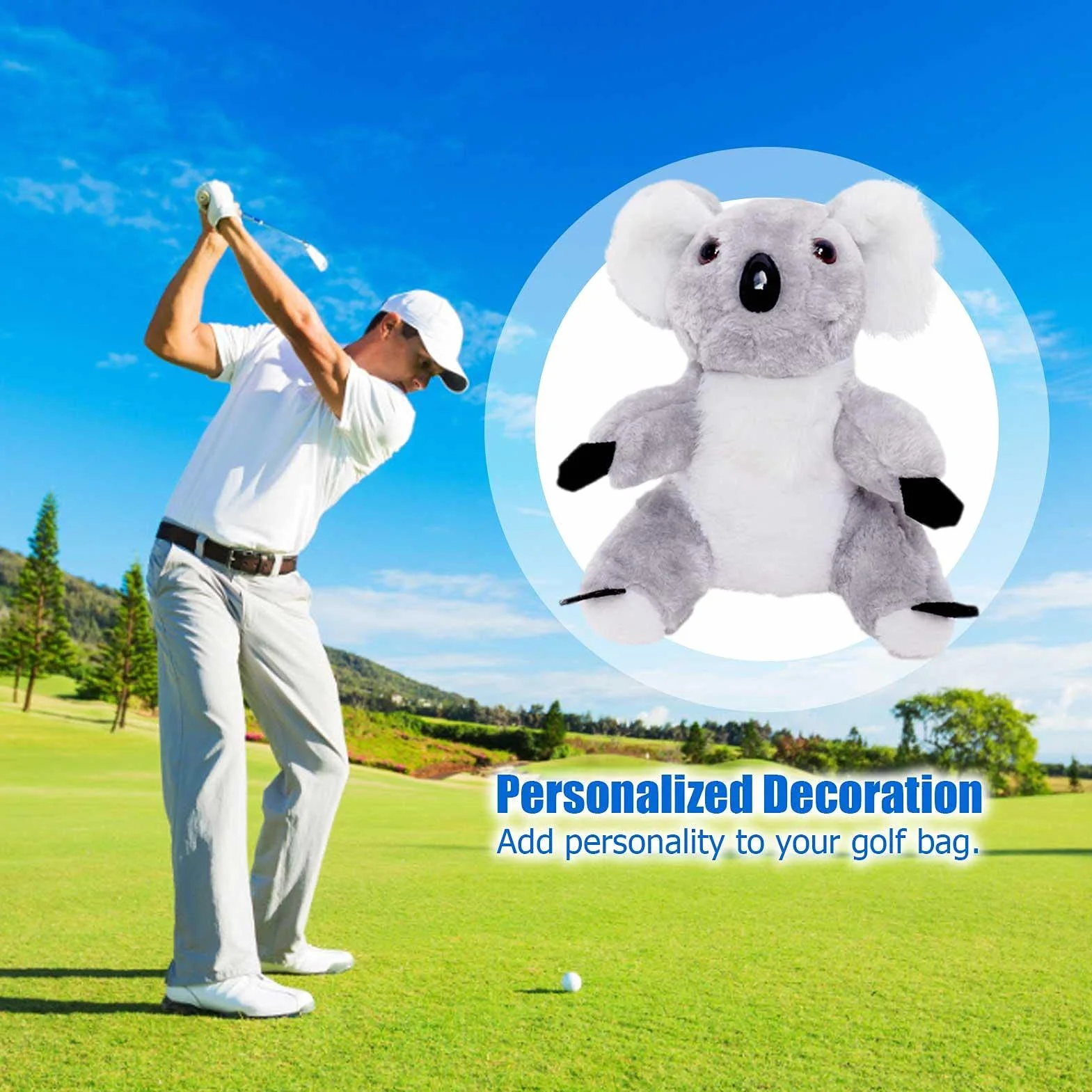 Koala Golf Driver - Funda para Golf, Accesorio para Palos Golf