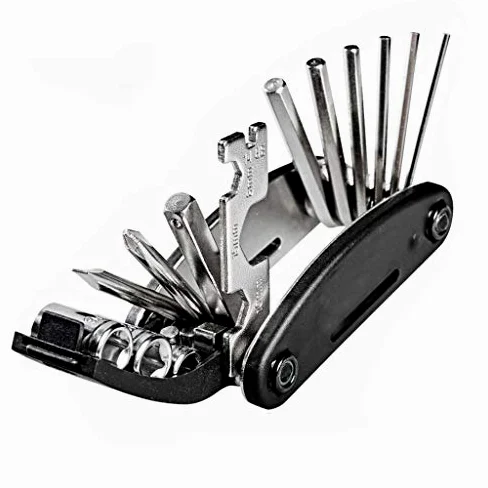 Enchufe portátil para Bicicleta de montaña, Llave Multiusos, Destornillador Multiherramienta para Bicicleta, Motocicleta, Bicicleta, Allen Fix Touring Pocket